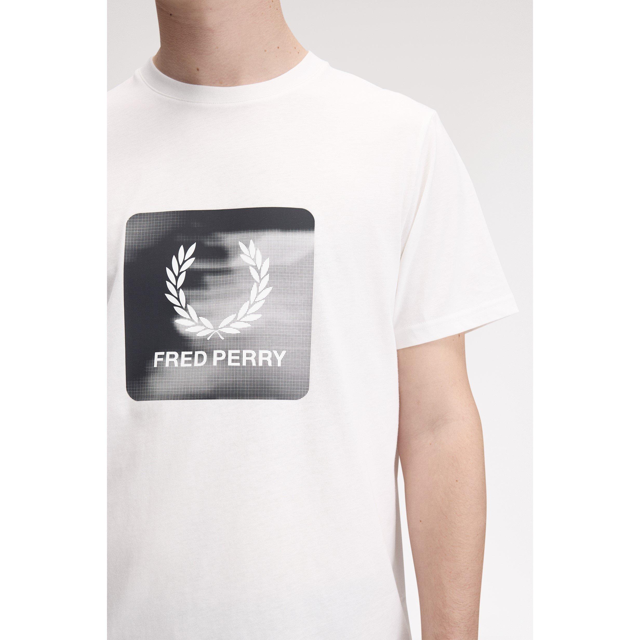 White 129 - Fred Perry - Fred Digital T Sn64 - 5