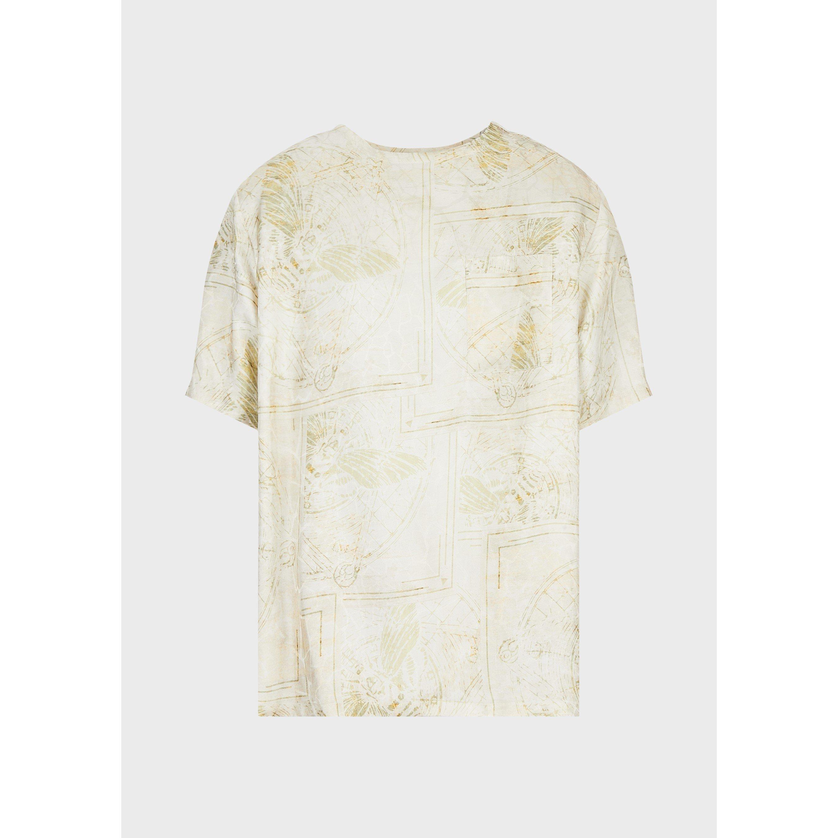Emporio Armani Men's Short Sleeve T-Shirt - Kaki-Khaki - XL
