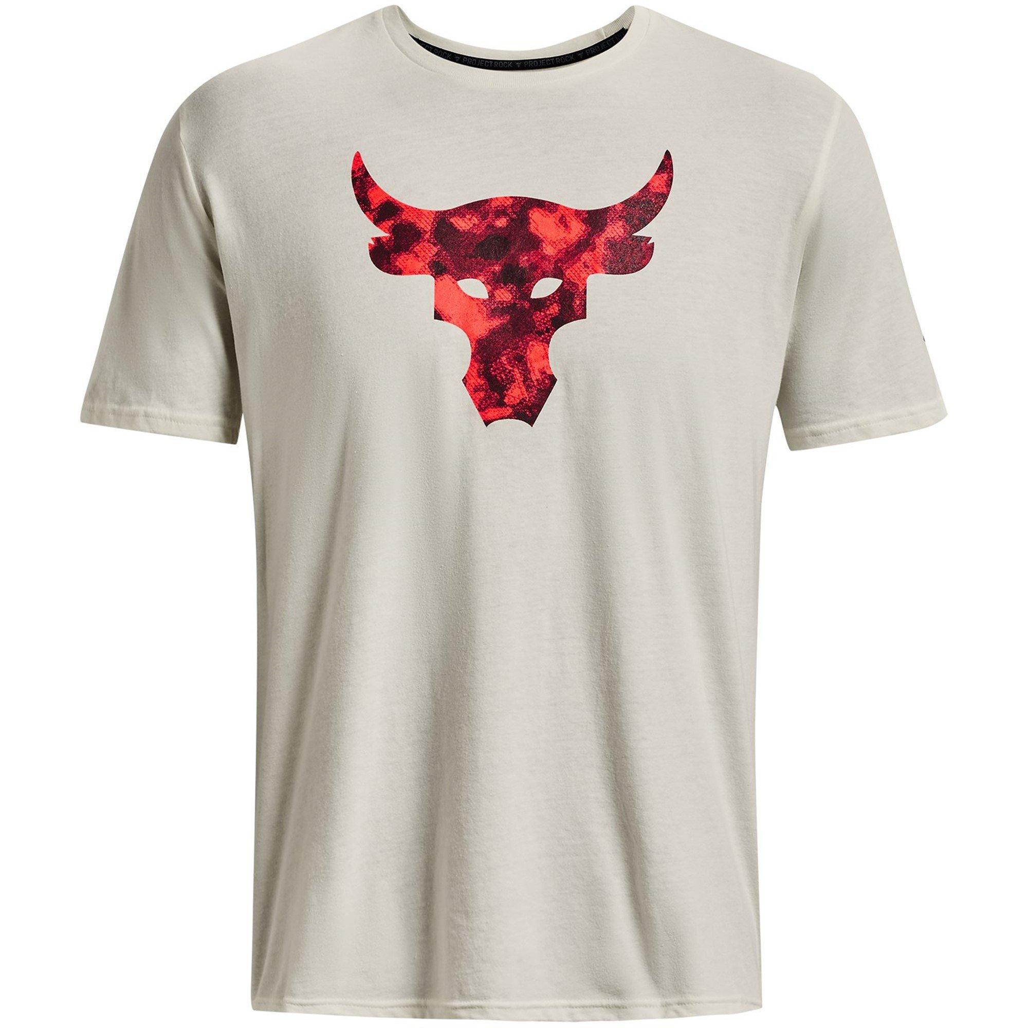 Ivory/Black - Under Armour - Men's Rock Brahma Bull Regular Fit T-Shirt - 1