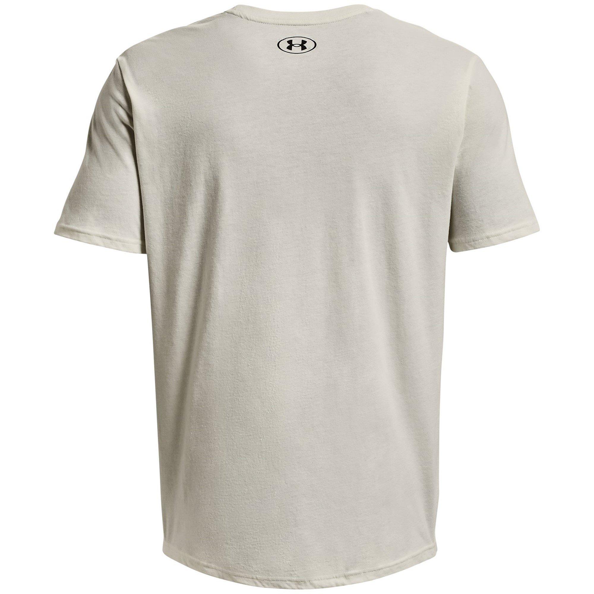 Elfenbein/Schwarz - Under Armour - Rock Brahma Bull Regular Fit T-Shirt - 6