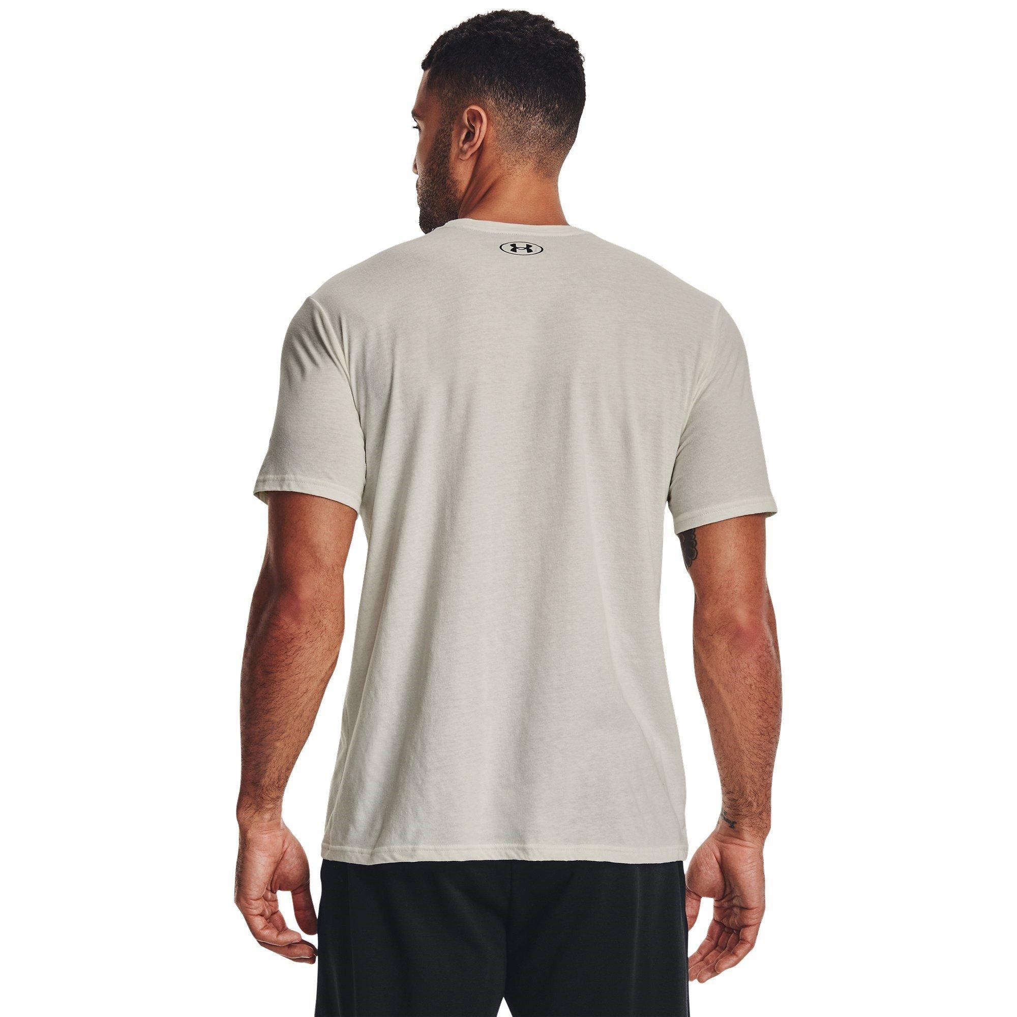 Elfenbein/Schwarz - Under Armour - Rock Brahma Bull Regular Fit T-Shirt - 3