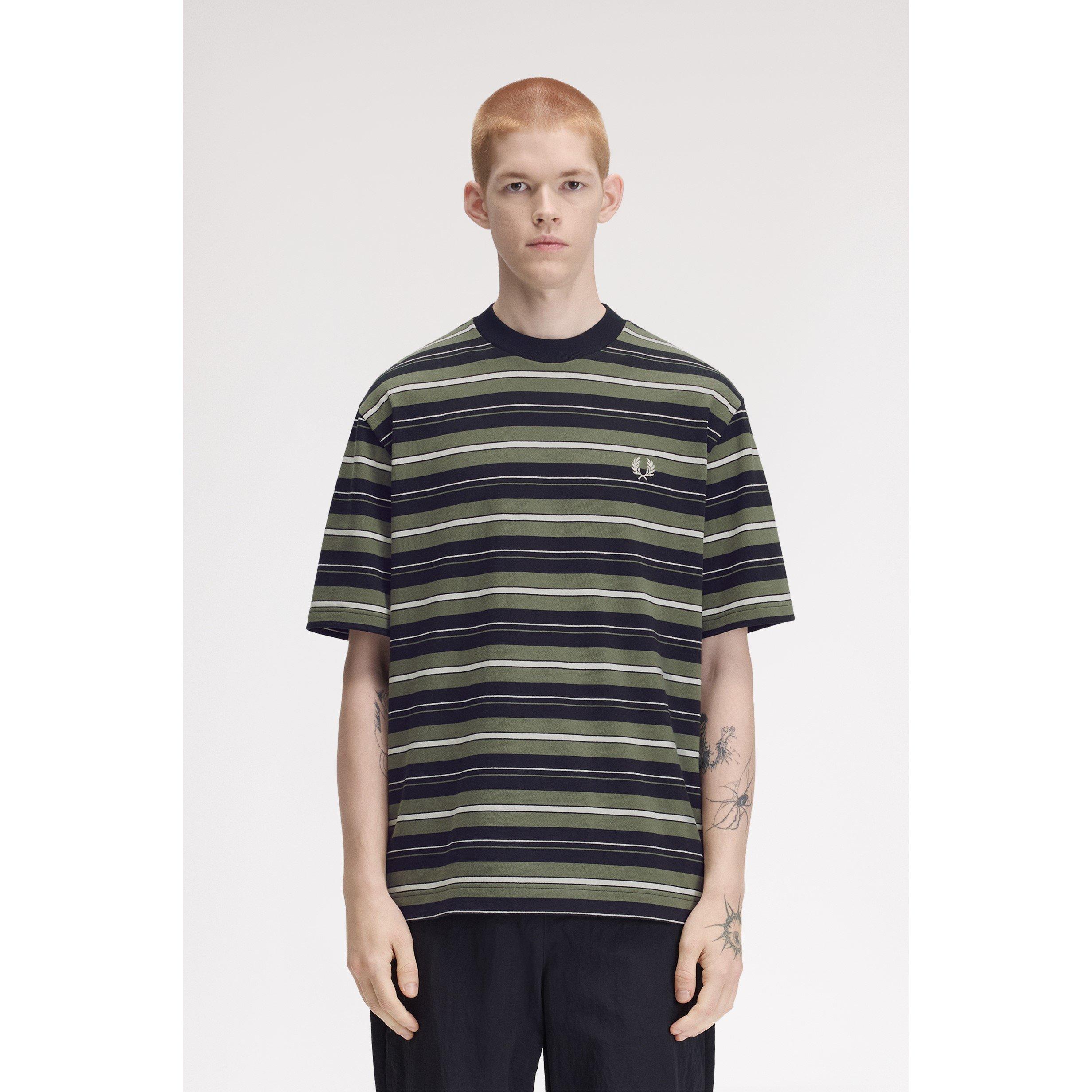 Black 102 - Fred Perry - Fred Stripe T Sn64 - 3