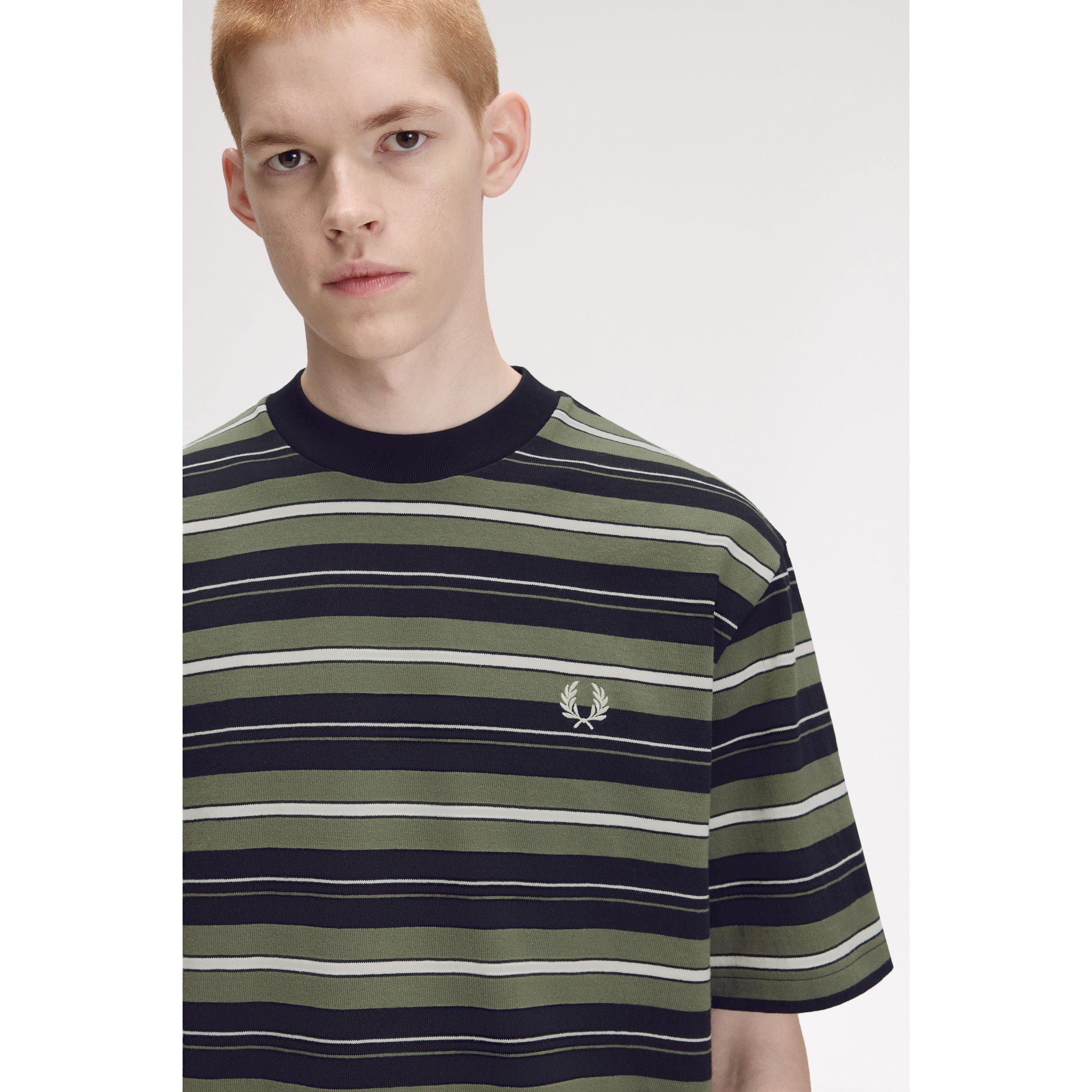Black 102 - Fred Perry - Fred Stripe T Sn64 - 5