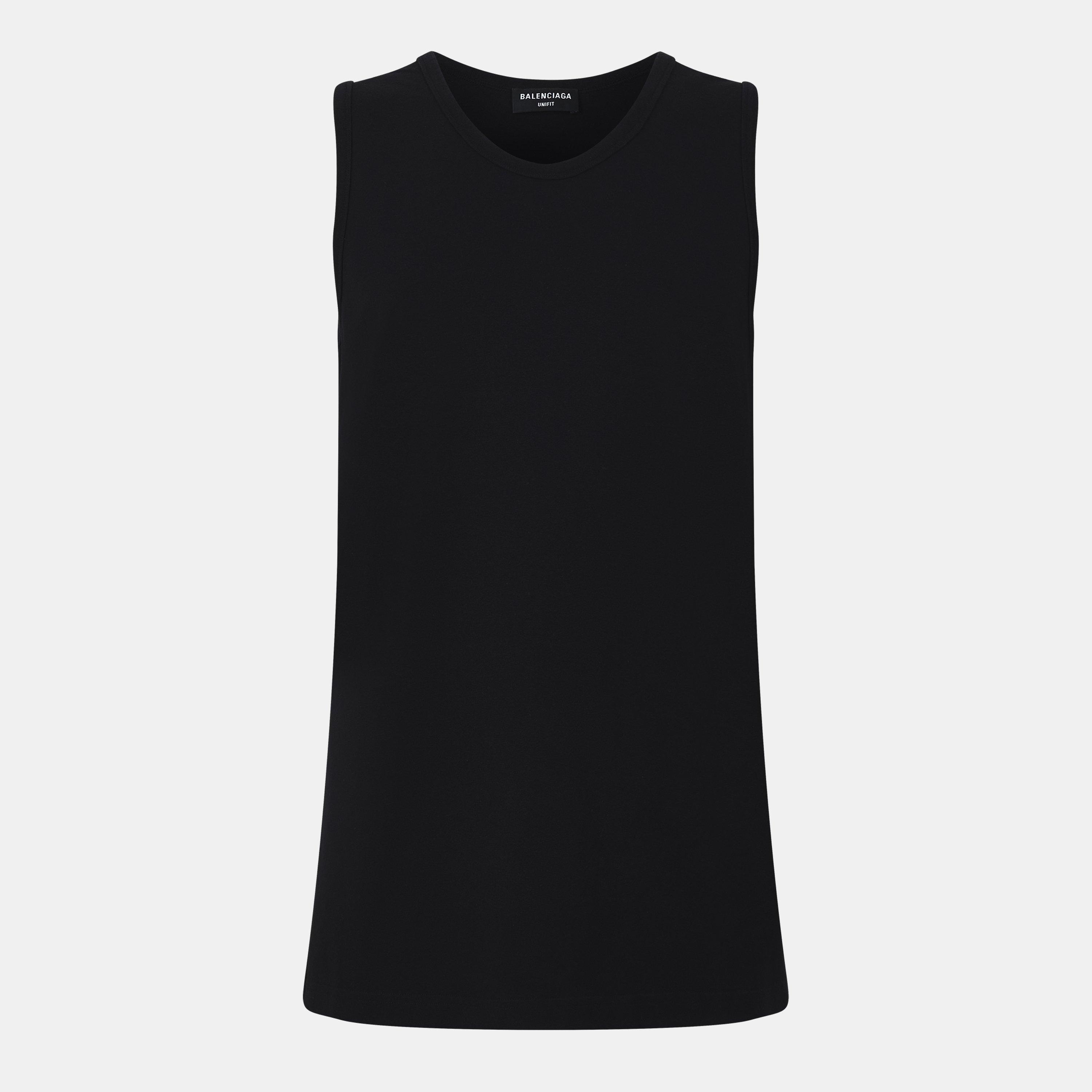 Black - Balenciaga - Men's Regular Fit T-Shirt - 1