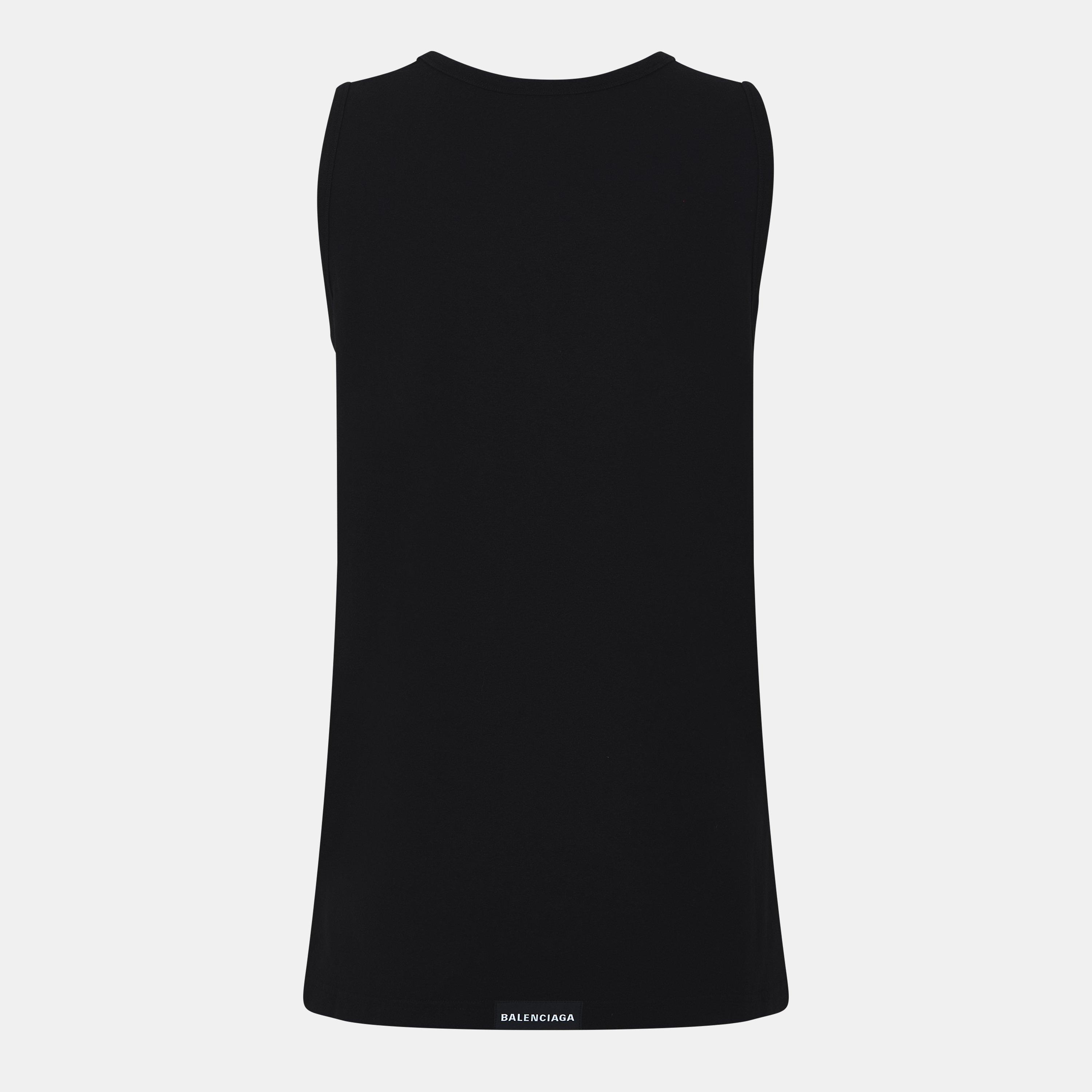 Black - Balenciaga - Men's Regular Fit T-Shirt - 2