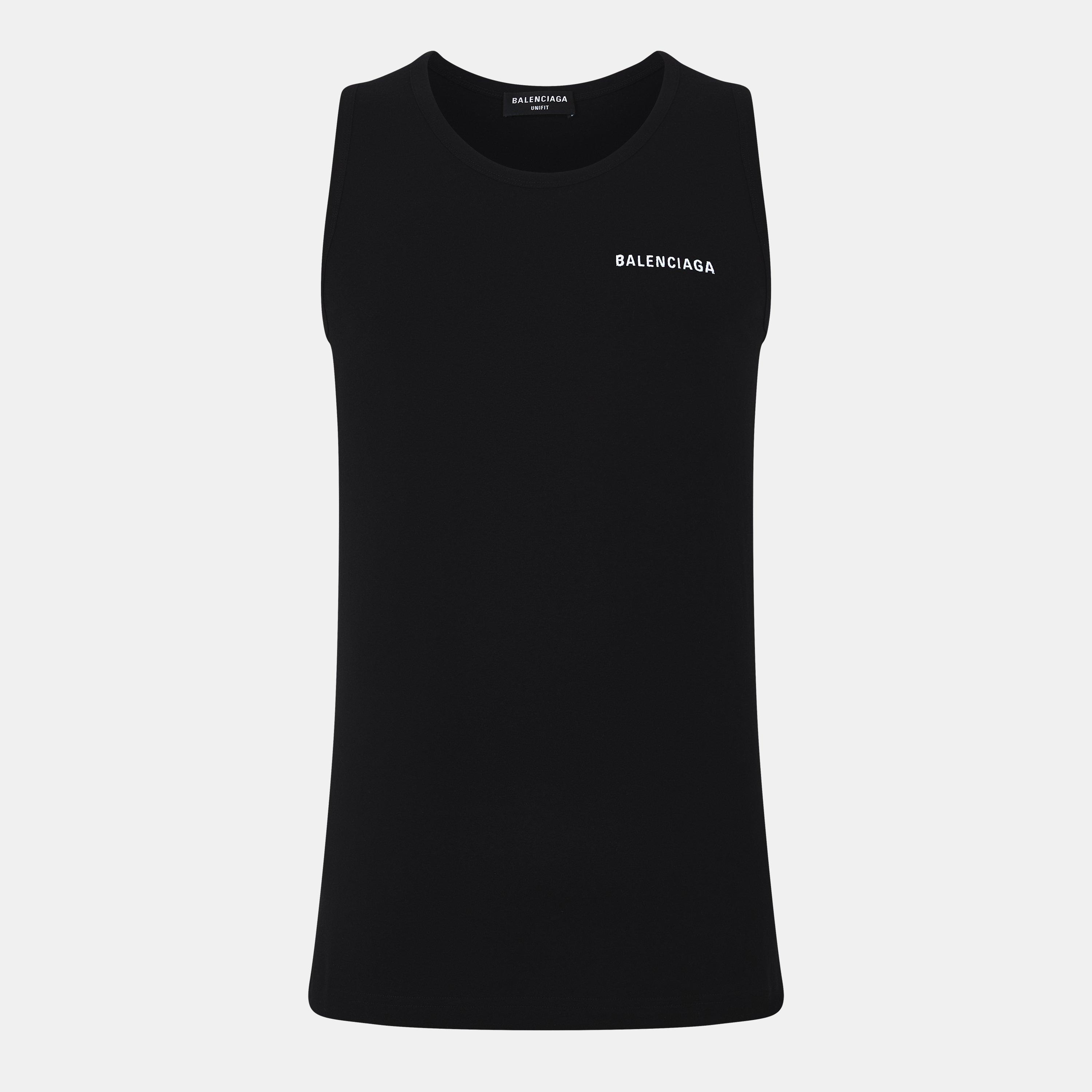 Black/White - Balenciaga - Men's T-Shirt - 1