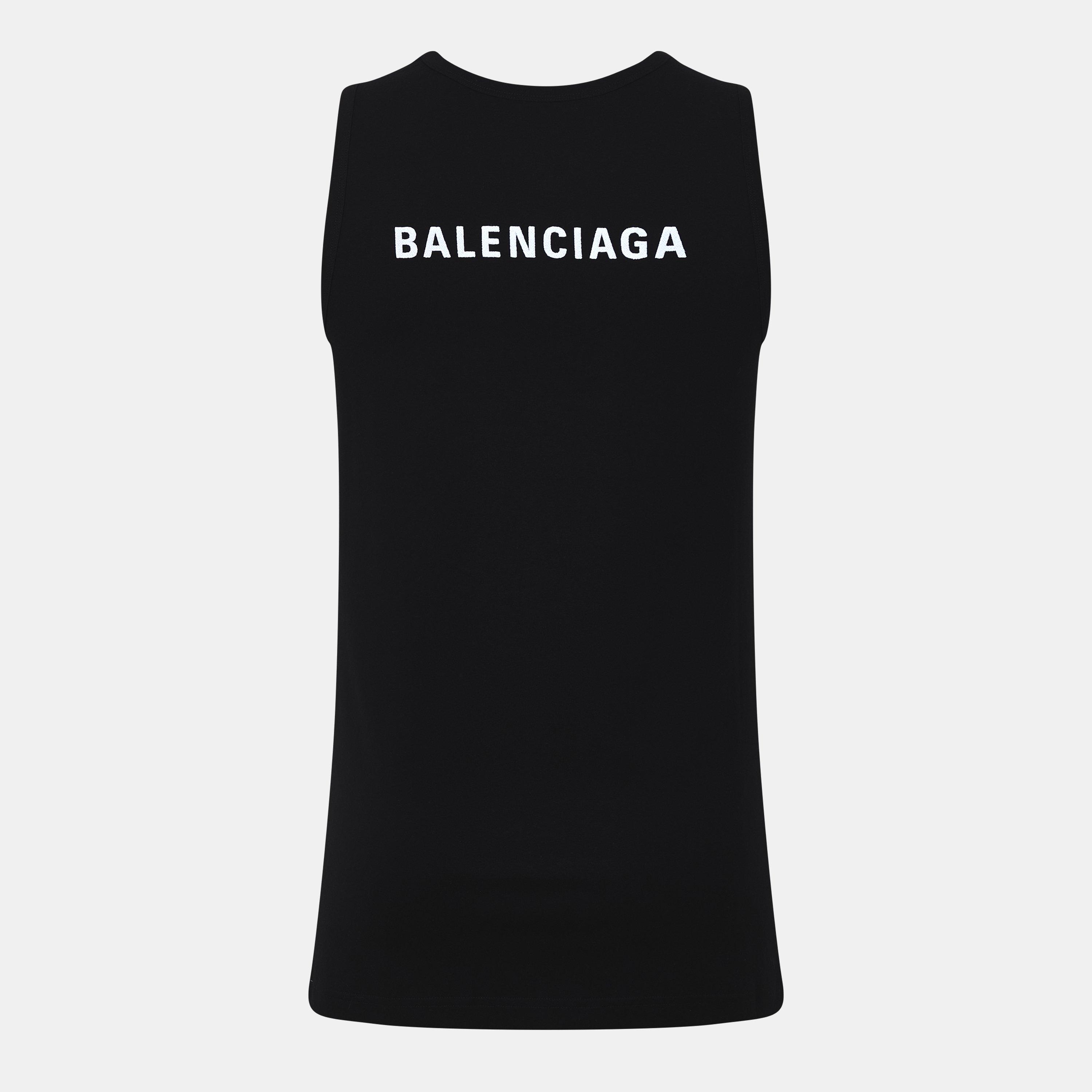 Black/White - Balenciaga - Men's T-Shirt - 2