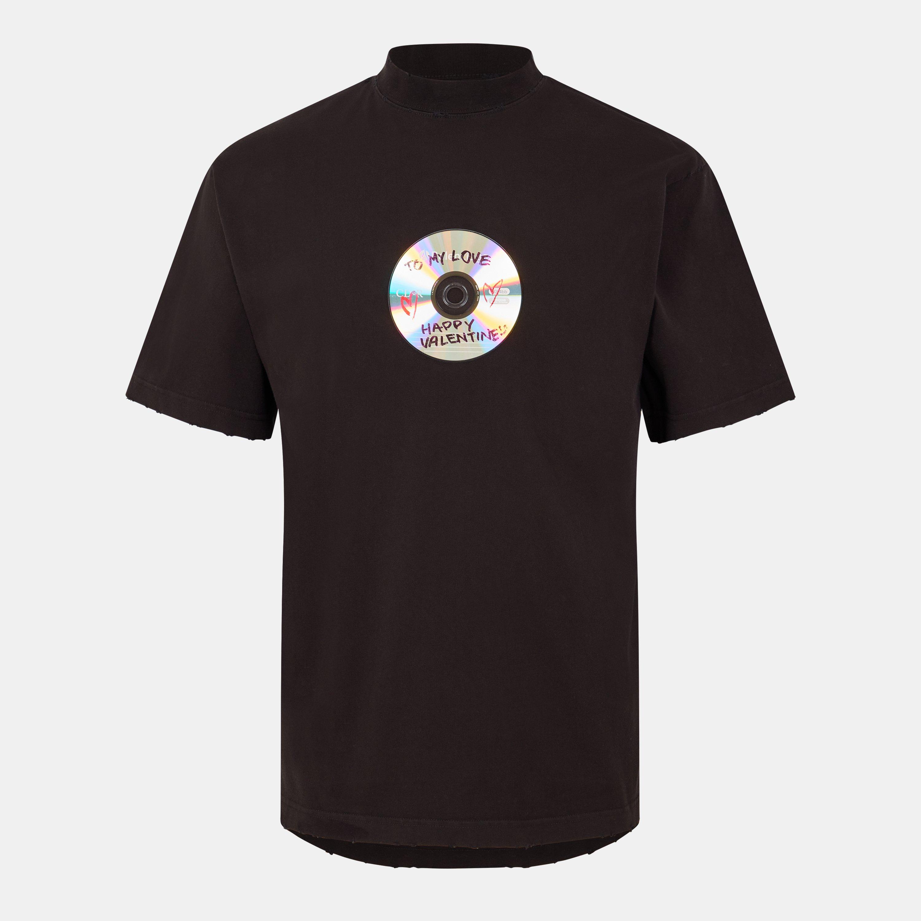 Washed Black - Balenciaga - Happy Valentines T-Shirt - 1