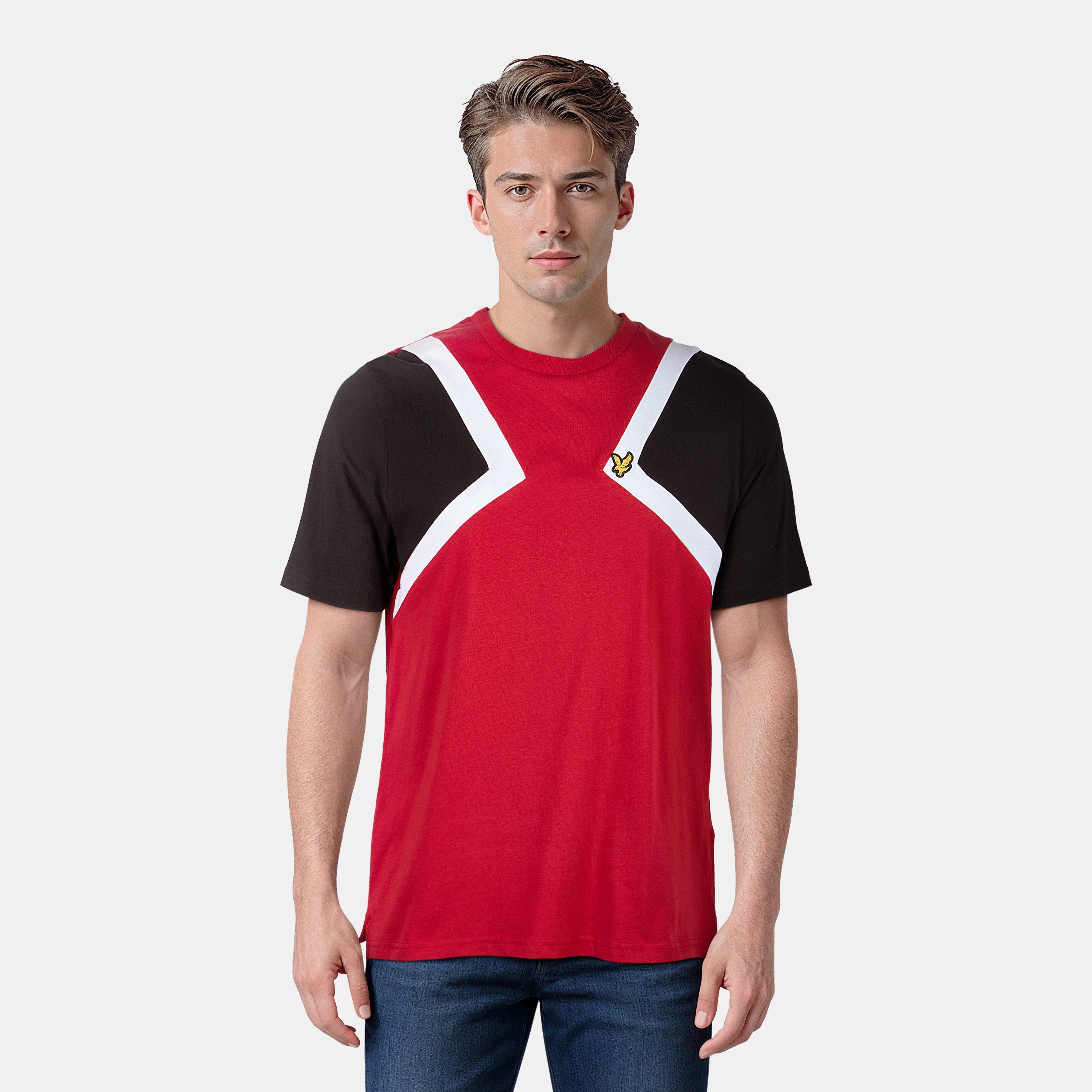 Tunnel Rosso W703 - Lyle and Scott - Lyle and Scott Striped T-Shirt Mens - 3