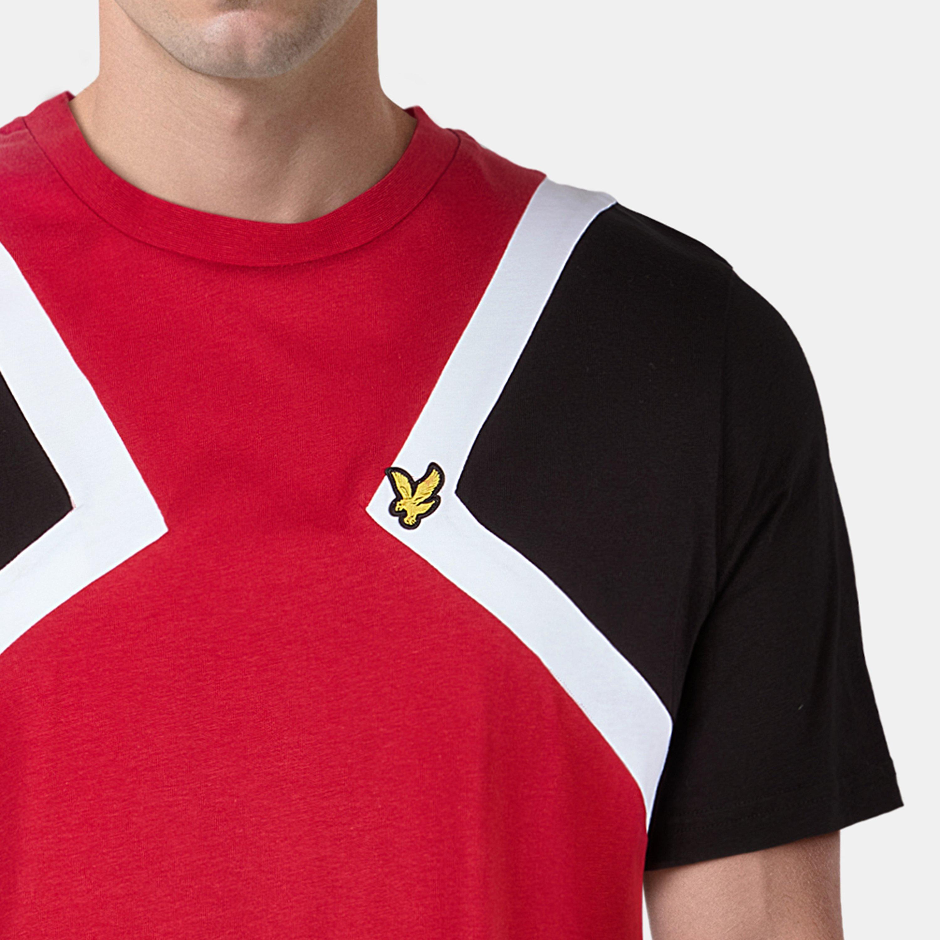 Tunnel Rosso W703 - Lyle and Scott - Lyle and Scott Striped T-Shirt Mens - 5