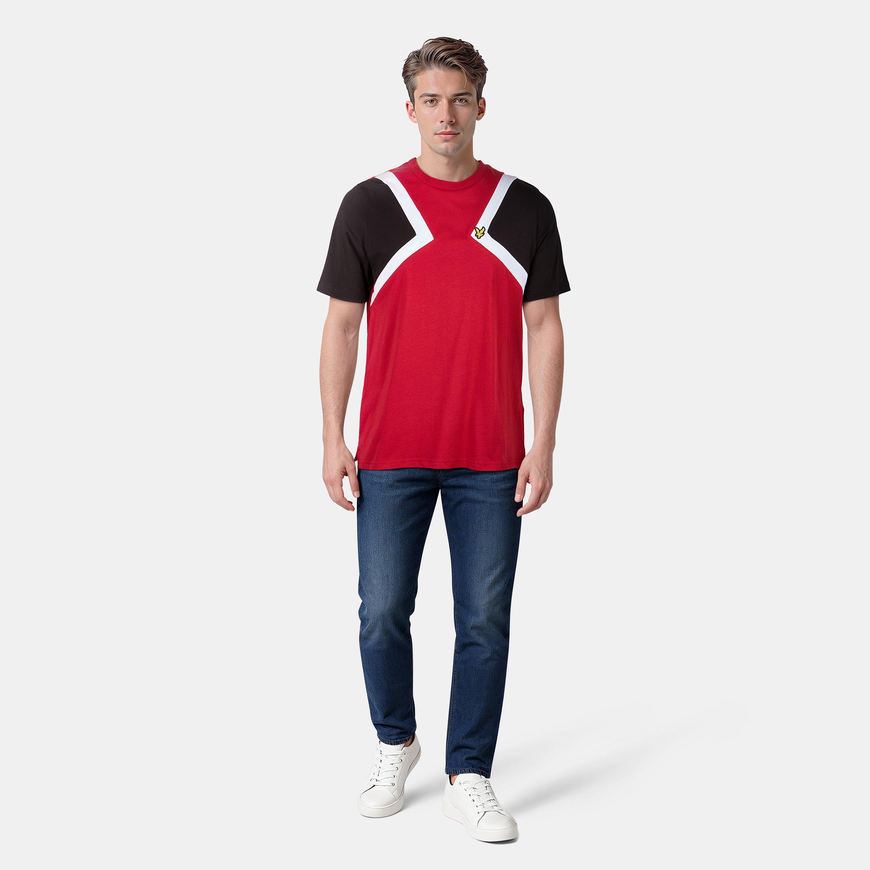 Tunnel Rosso W703 - Lyle and Scott - Lyle and Scott Striped T-Shirt Mens - 6