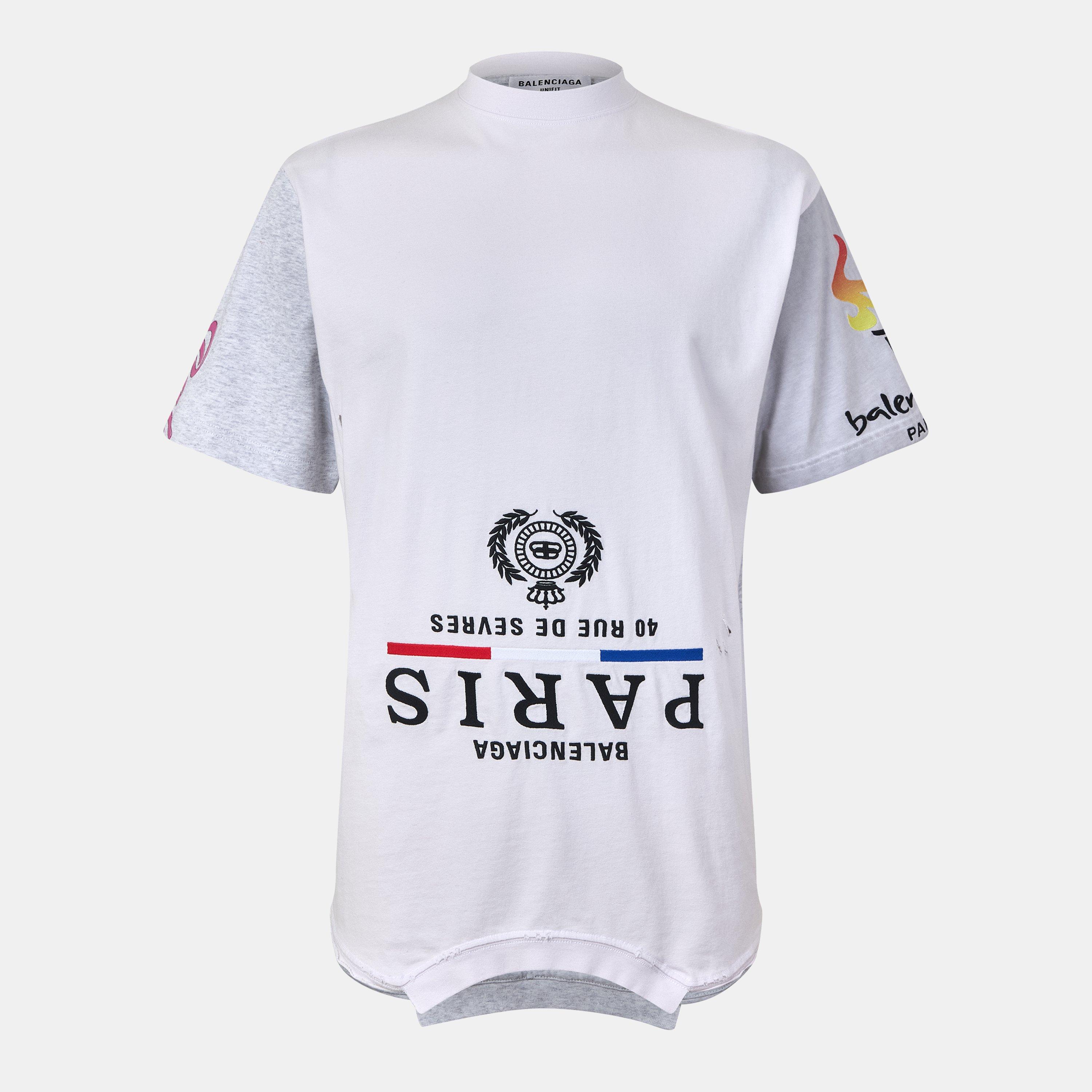 トップス BALENCIAGA 17aw Paris S/S Tee Balenciaga Men's T-Shirt | Cruise Fashion