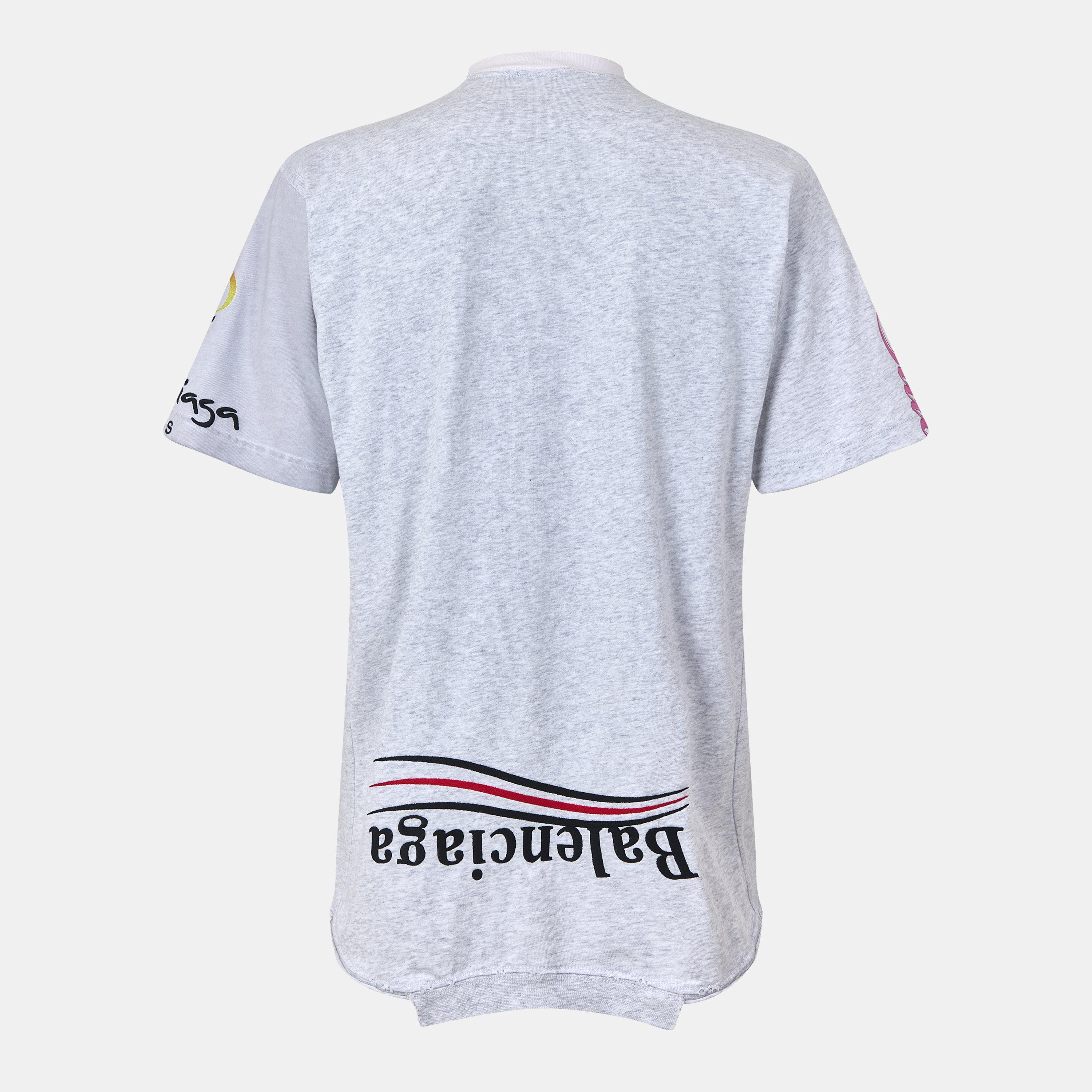 Mix Of White W - Balenciaga - Men's Regular Fit T-Shirt - 2