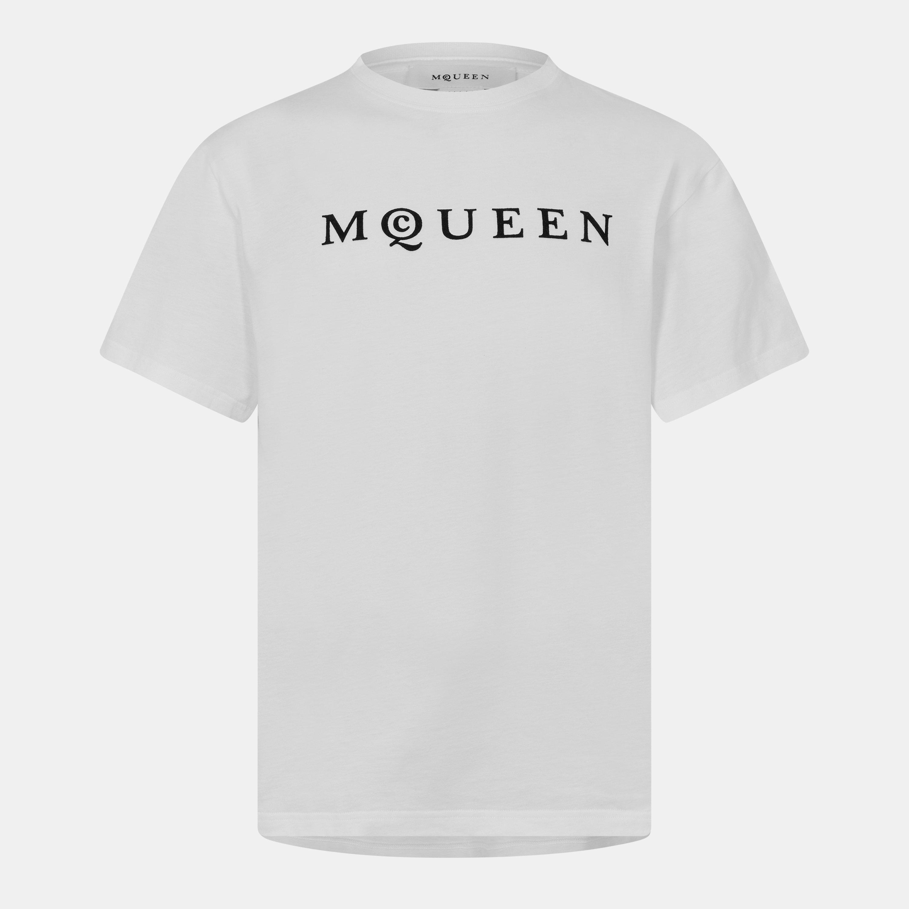 Alexander McQueen Classic Logo T-Shirt - White/Black - S