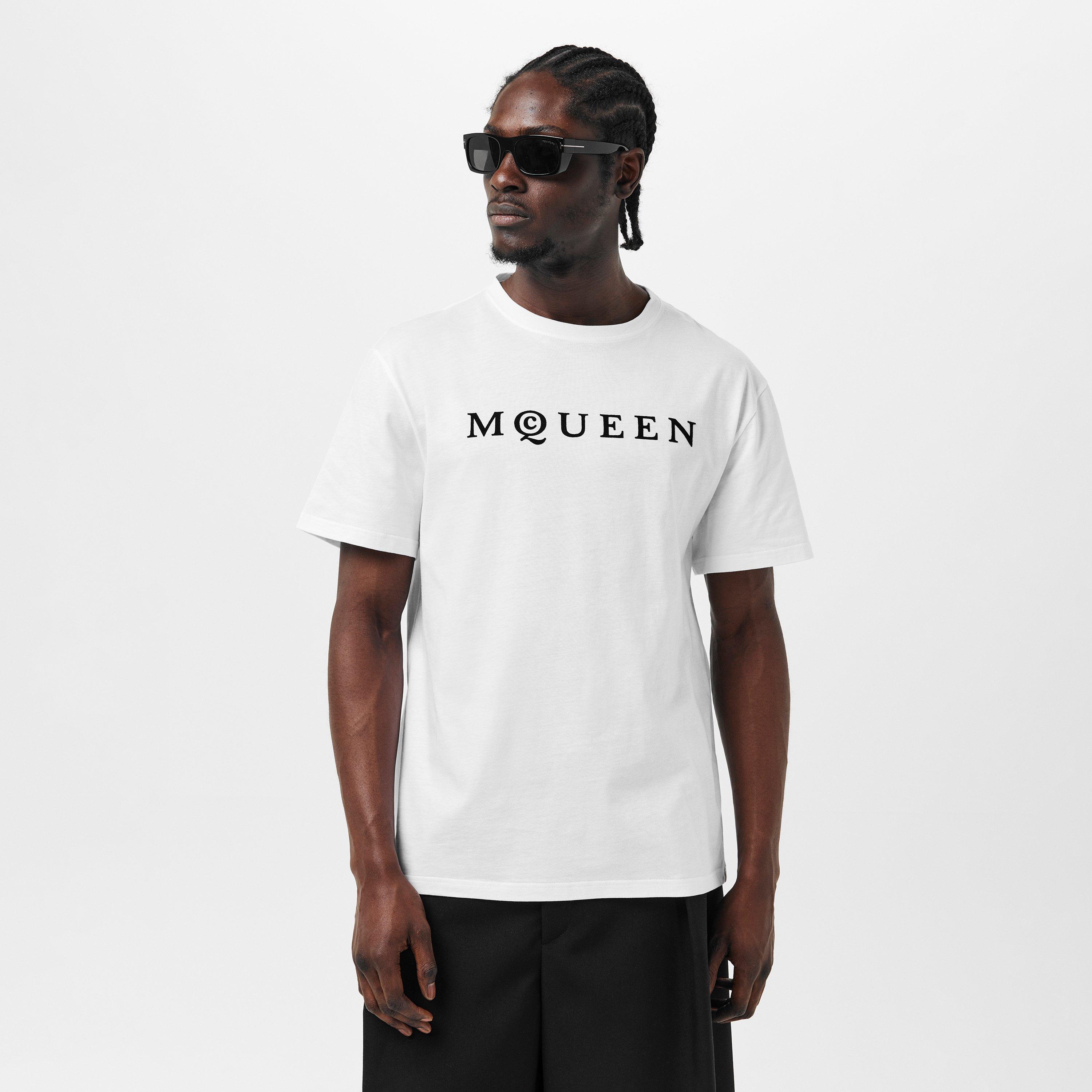 White/Black - Alexander McQueen - Classic Logo T-Shirt - 3