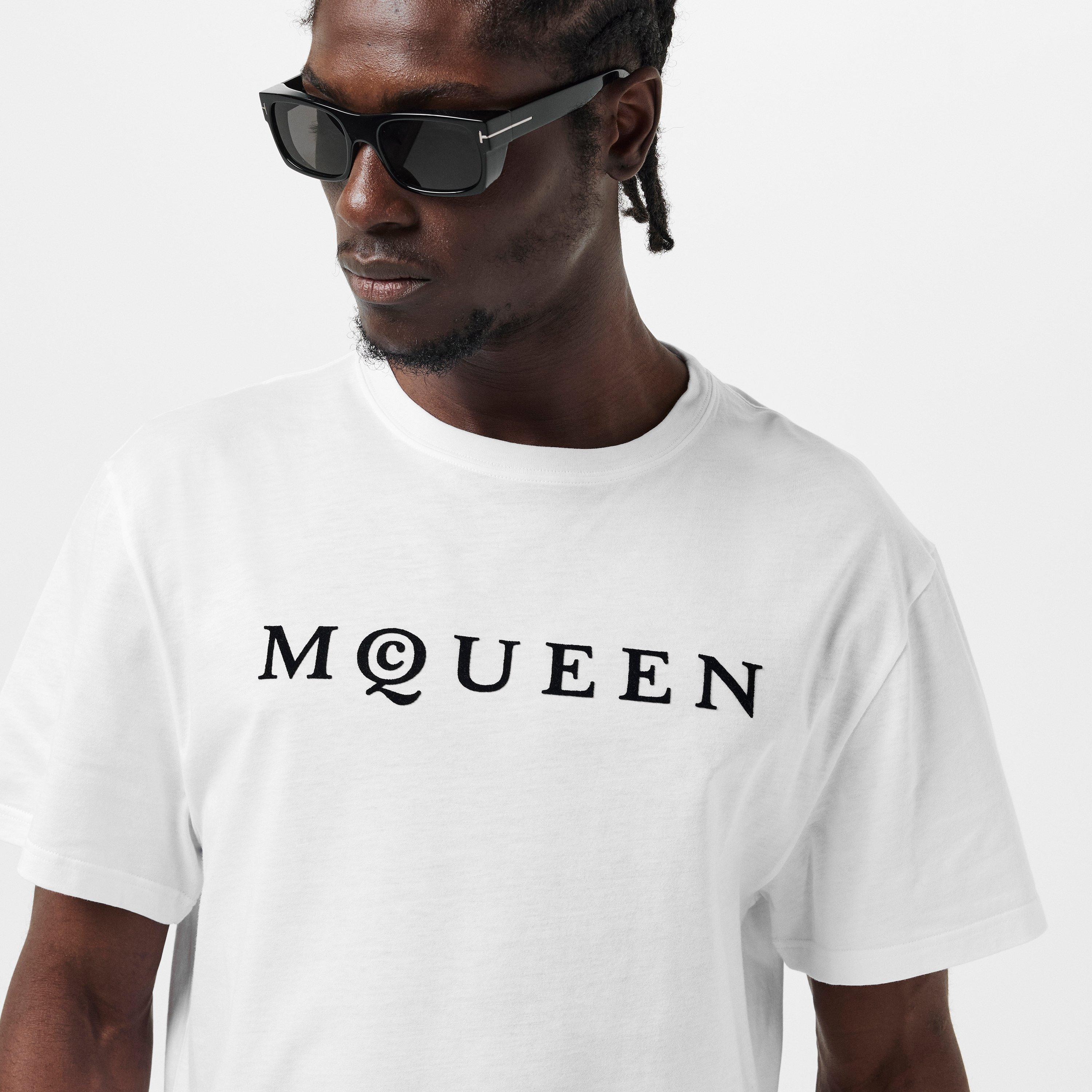 White/Black - Alexander McQueen - Classic Logo T-Shirt - 5