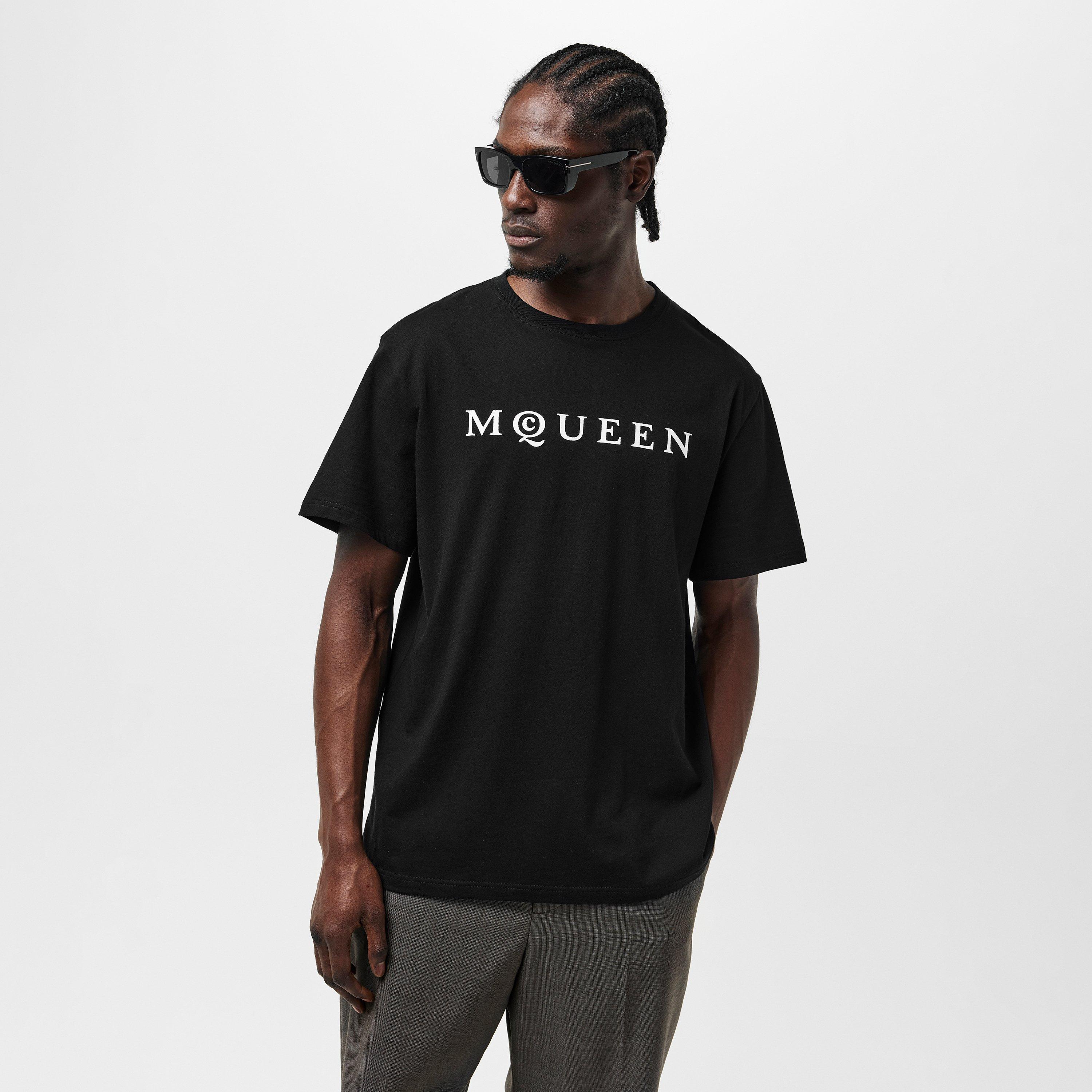 Black/White - Alexander McQueen - Classic Logo T-Shirt - 3