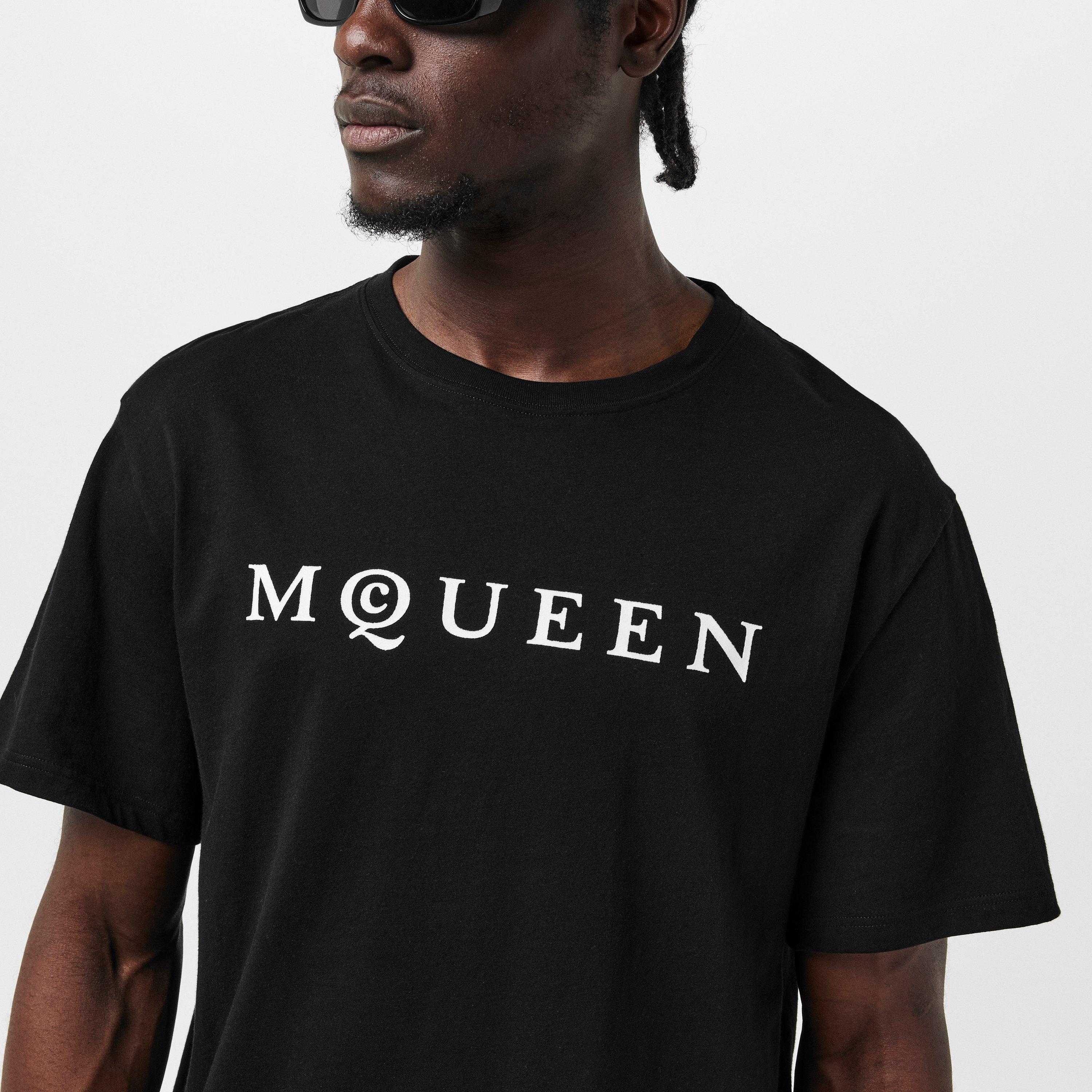 Black/White - Alexander McQueen - Classic Logo T-Shirt - 5
