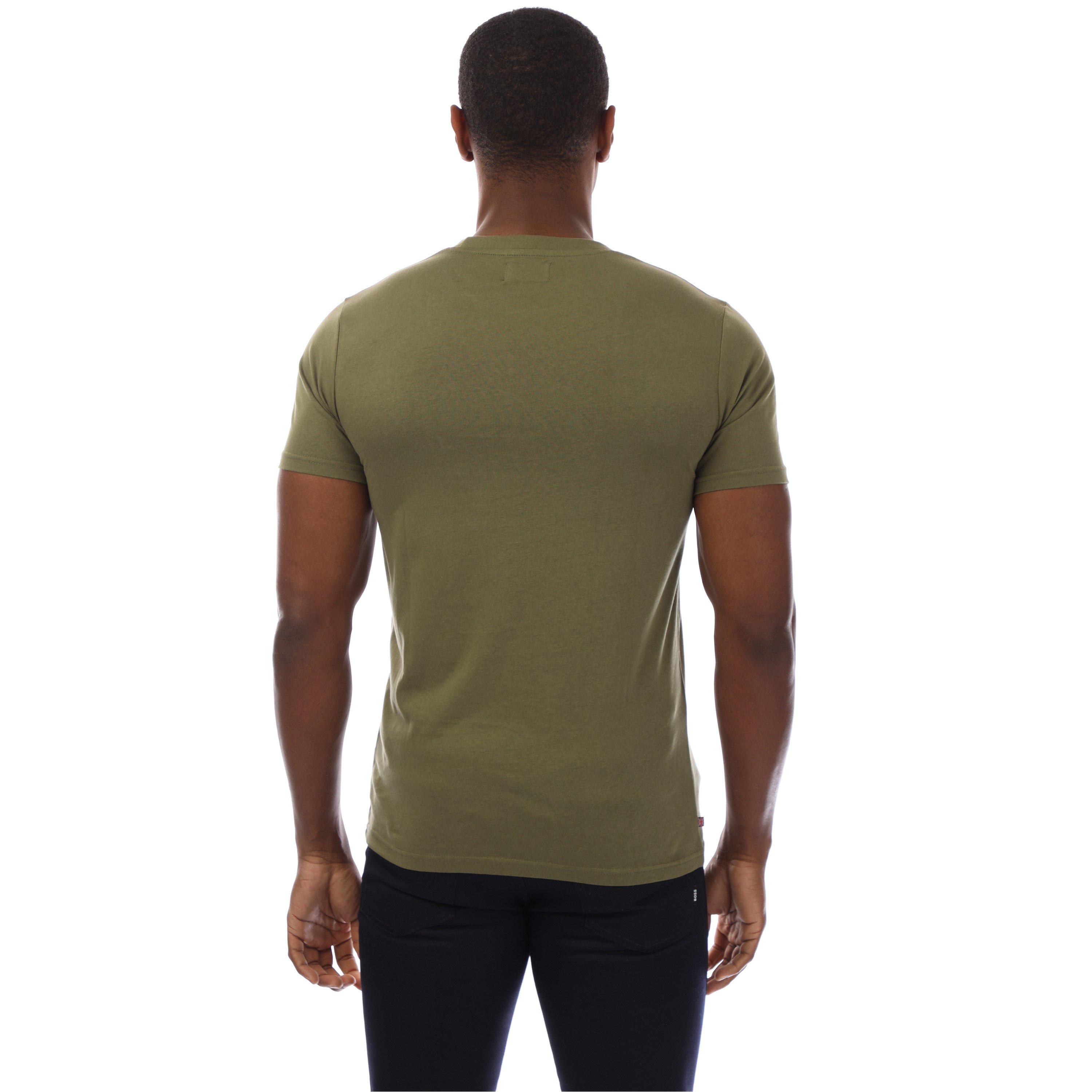 Green/Navy - Aquascutum - Men's Regular Fit T-Shirt - 2