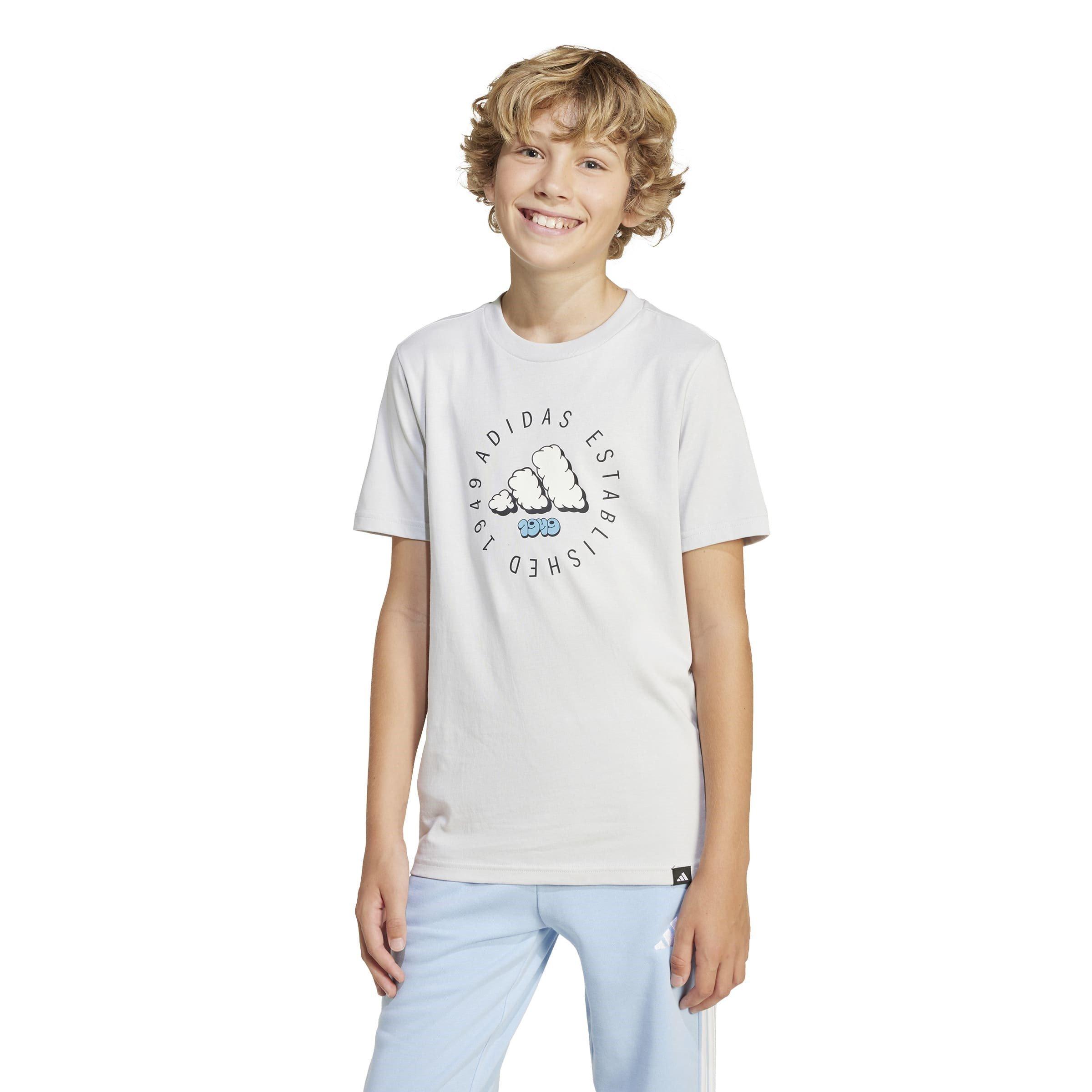 Grey One - adidas - Fun Graphic T-Shirt Childrens - 2