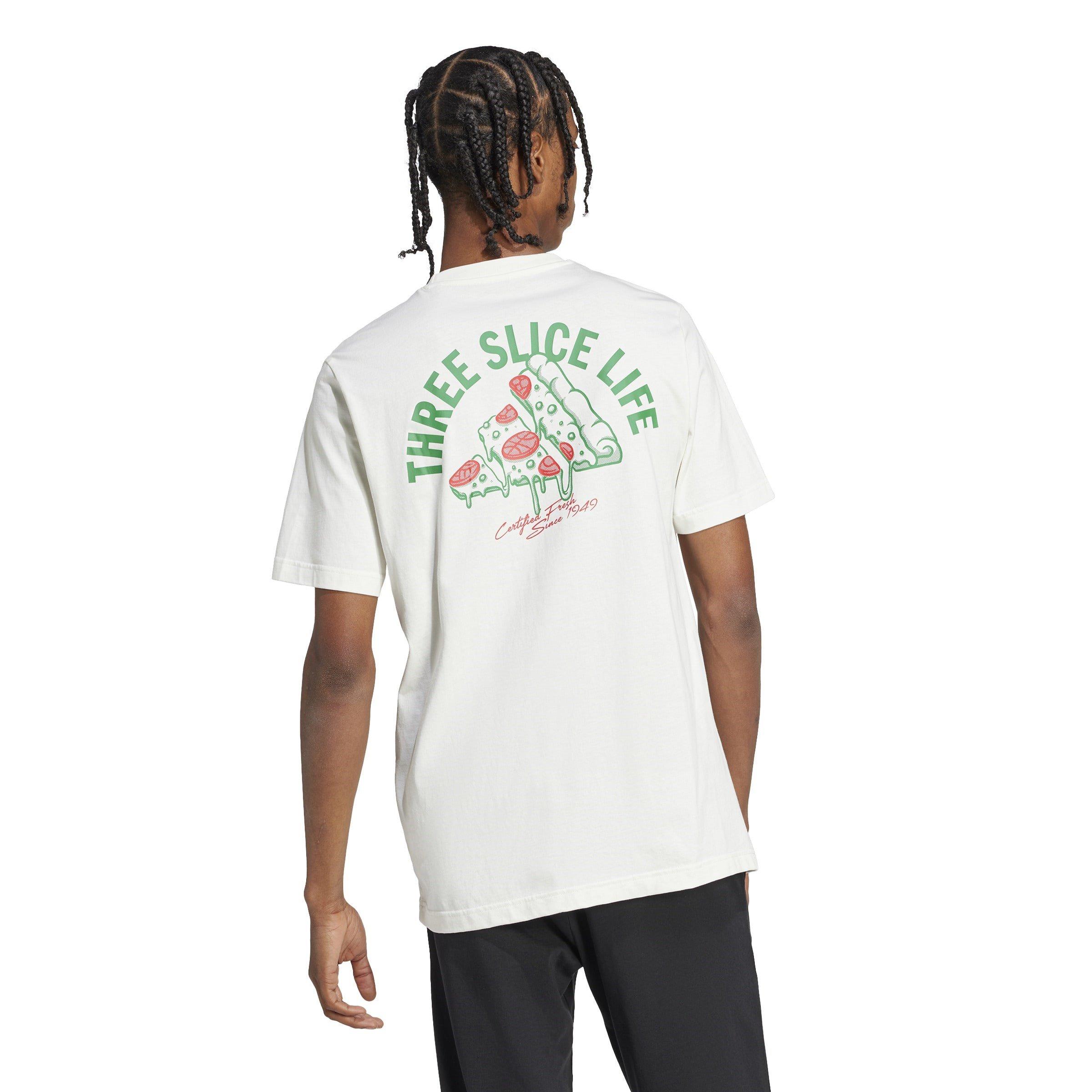 Off White - adidas - Lounge Pizza Graphic T-Shirt Mens - 3