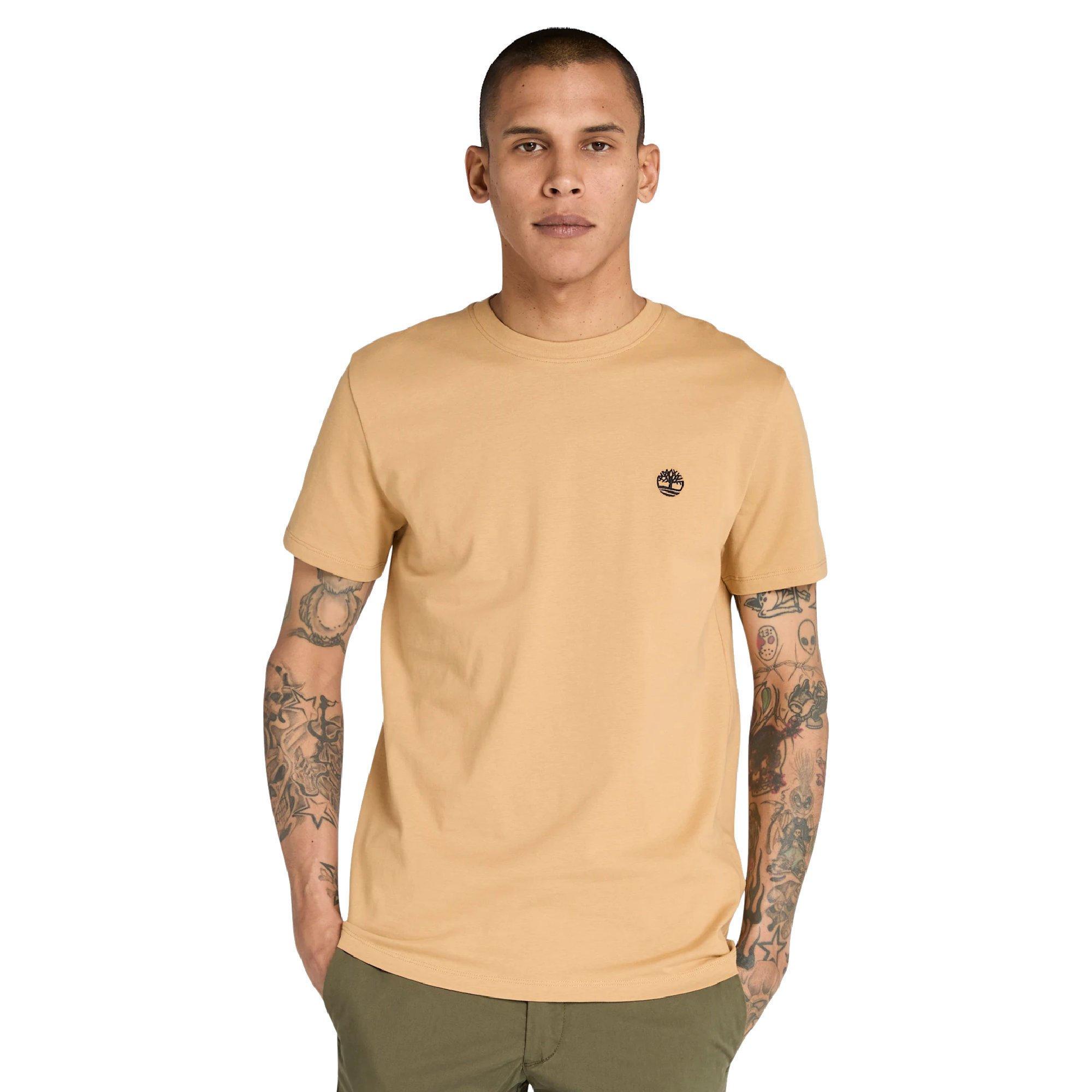 Light Wheat B - Timberland - Timberland Dunstan River Short Sleeve Tee Leaf - 2