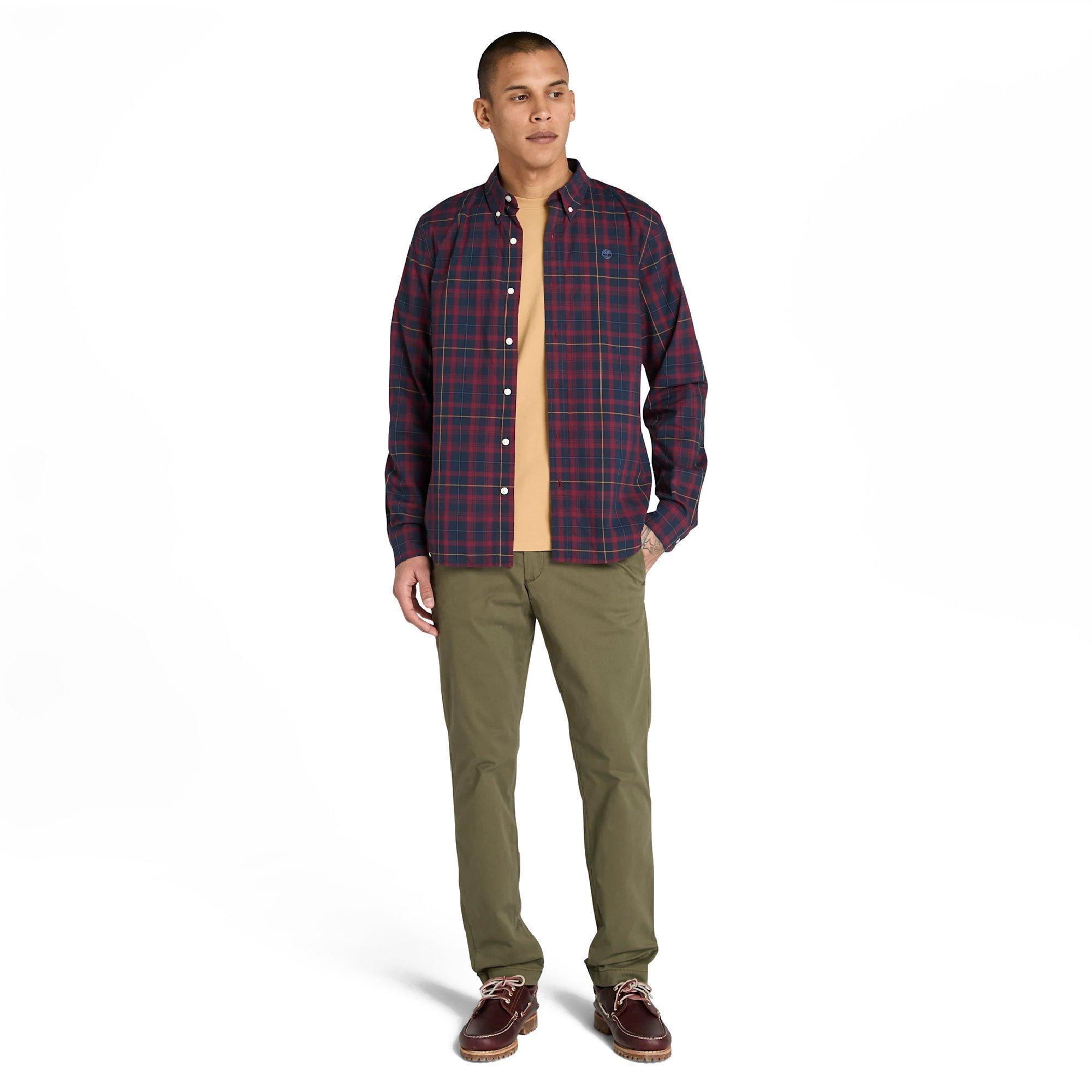 Light Wheat B - Timberland - Timberland Dunstan River Short Sleeve Tee Leaf - 4