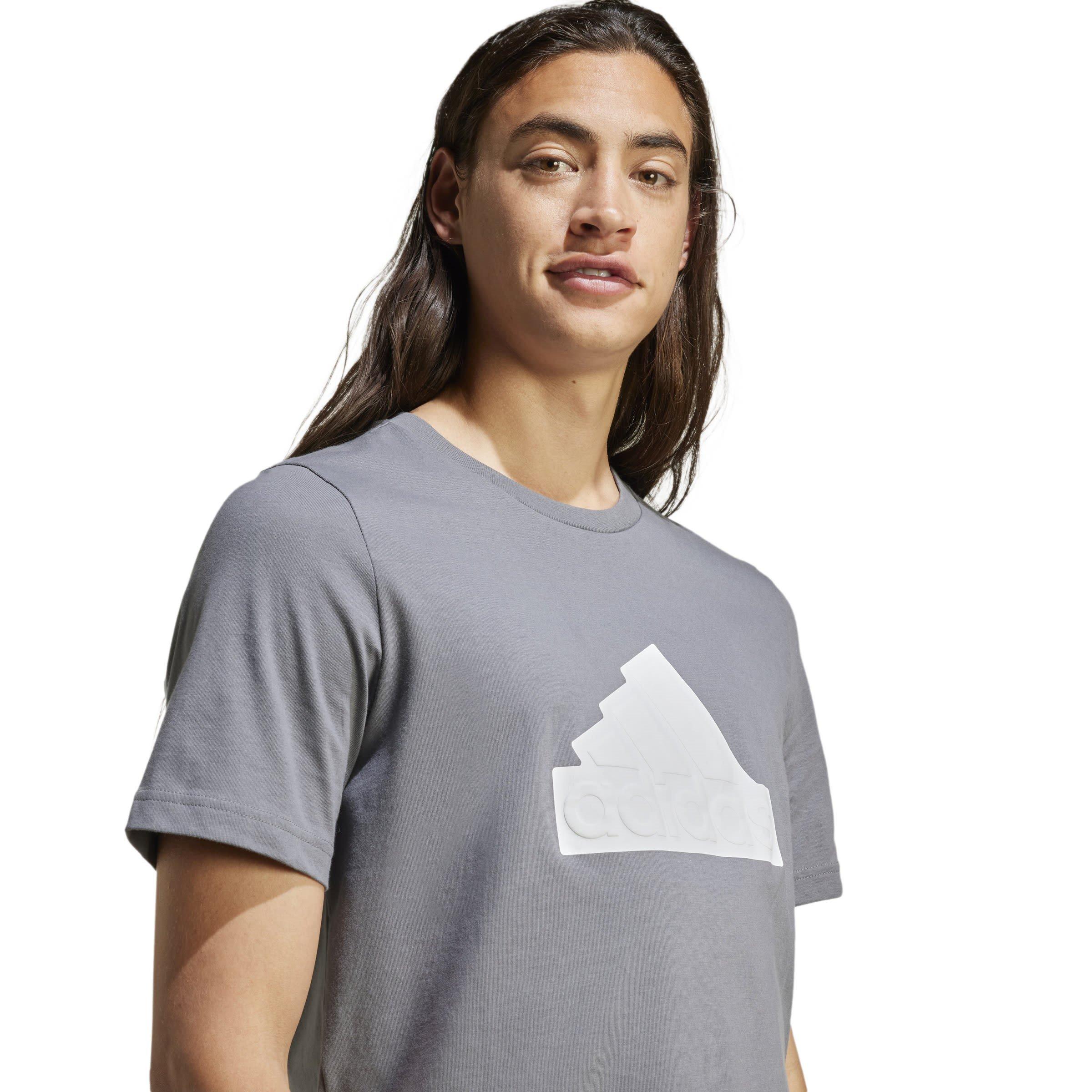 Grey Four - adidas - Future Icons Badge of Sport Mens T Shirt - 5