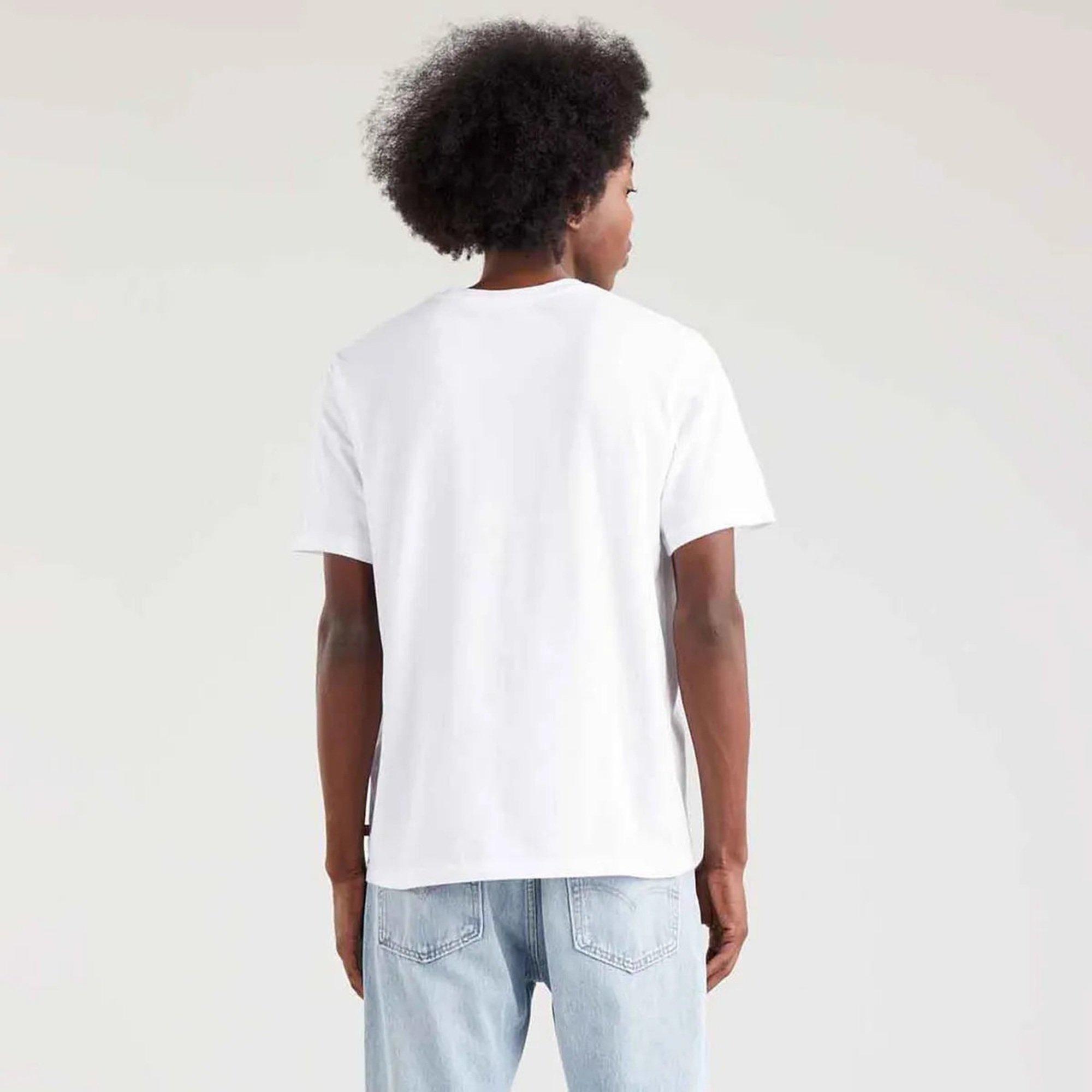 Pstr Logo White - Levis - Men's Short Sleeve Oversized Fit Oversized T-Shirts - 2