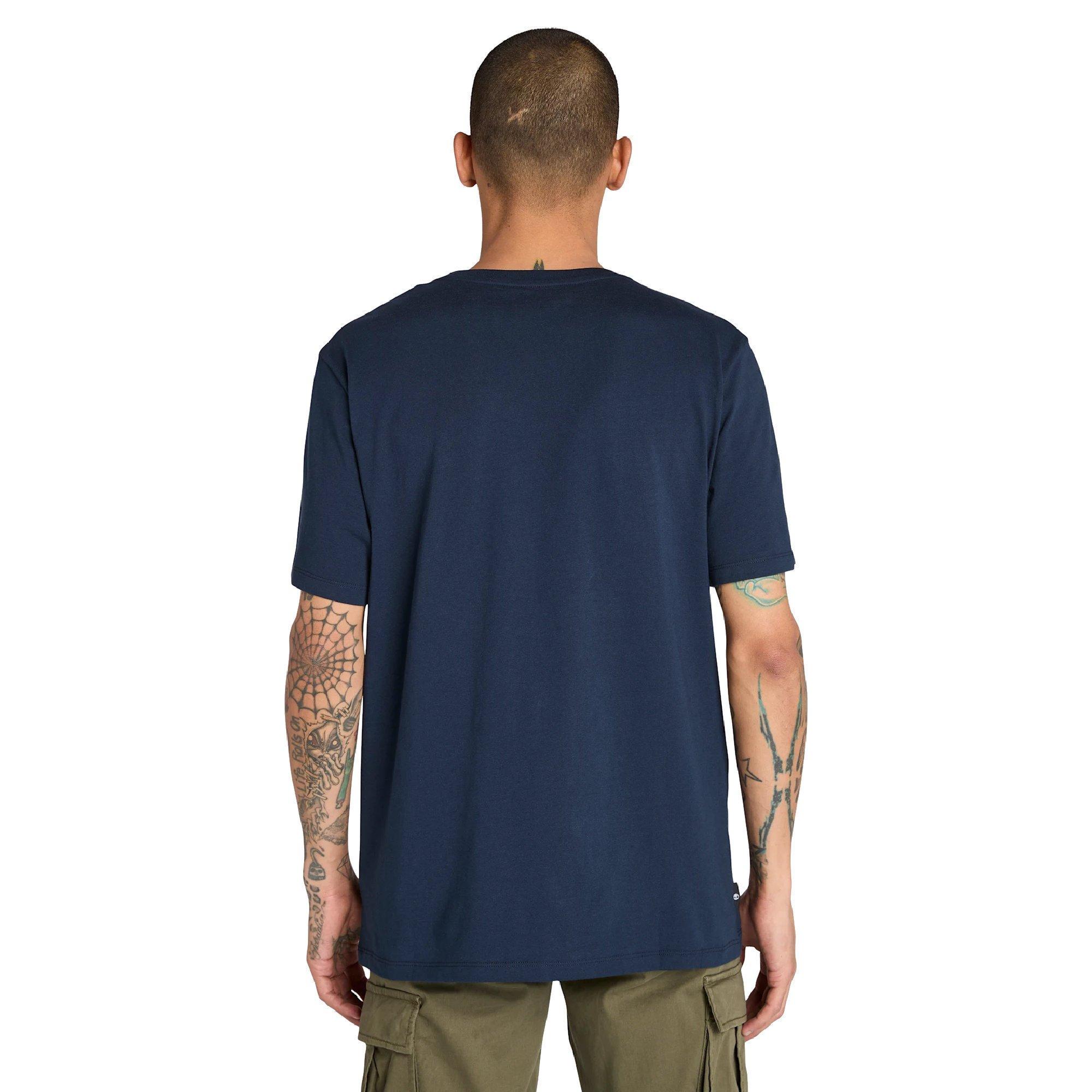 Sph/Dk Denim - Timberland - Timberland Kennebec River Tree Logo Short Slee - 3