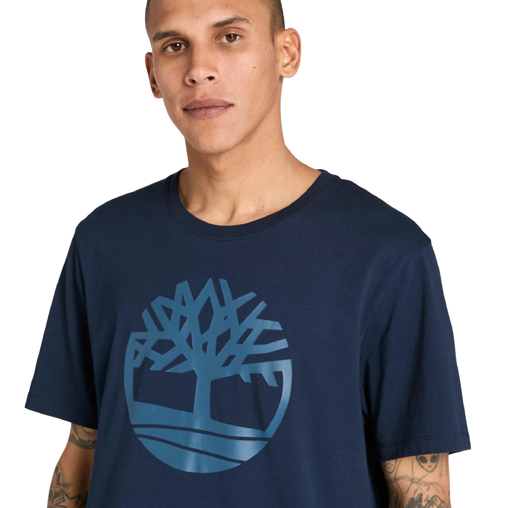 Sph/Dk Denim - Timberland - Timberland Kennebec River Tree Logo Short Slee - 5
