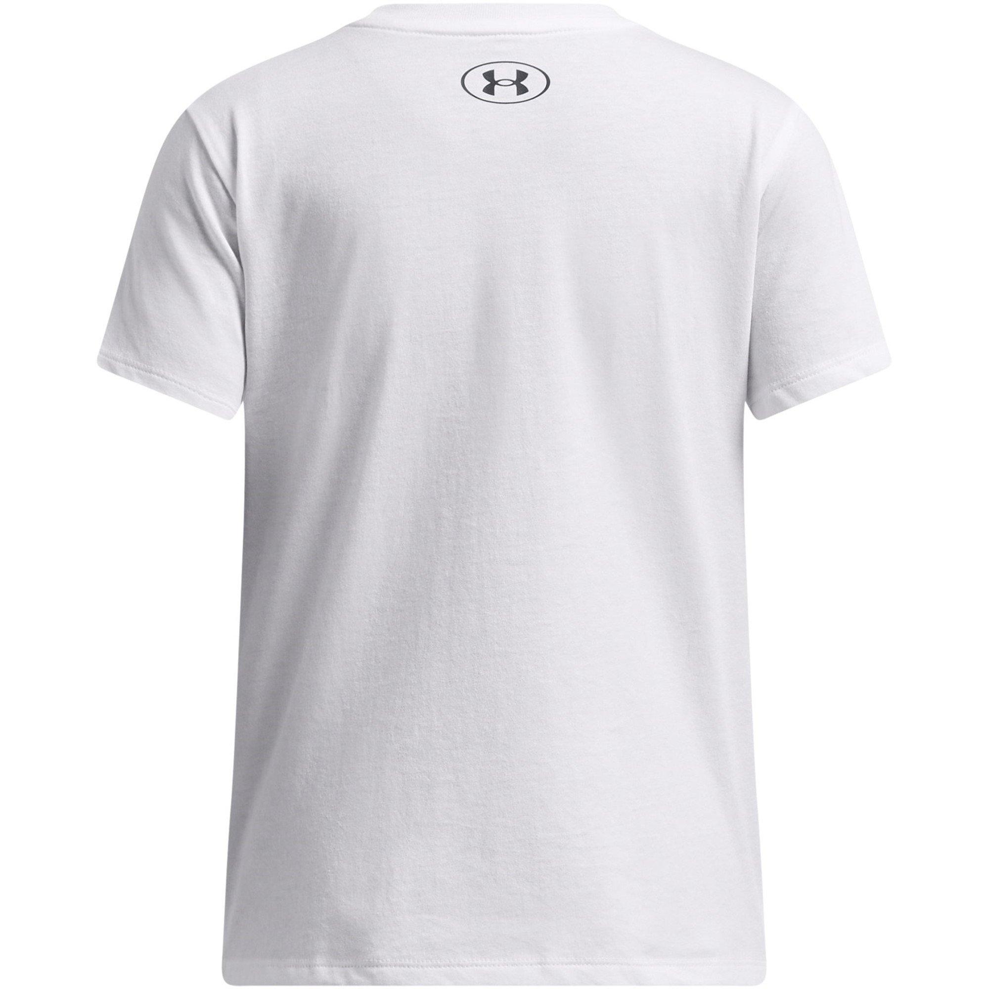 White - Under Armour - Big Logo Short-Sleeve T-Shirt - 2