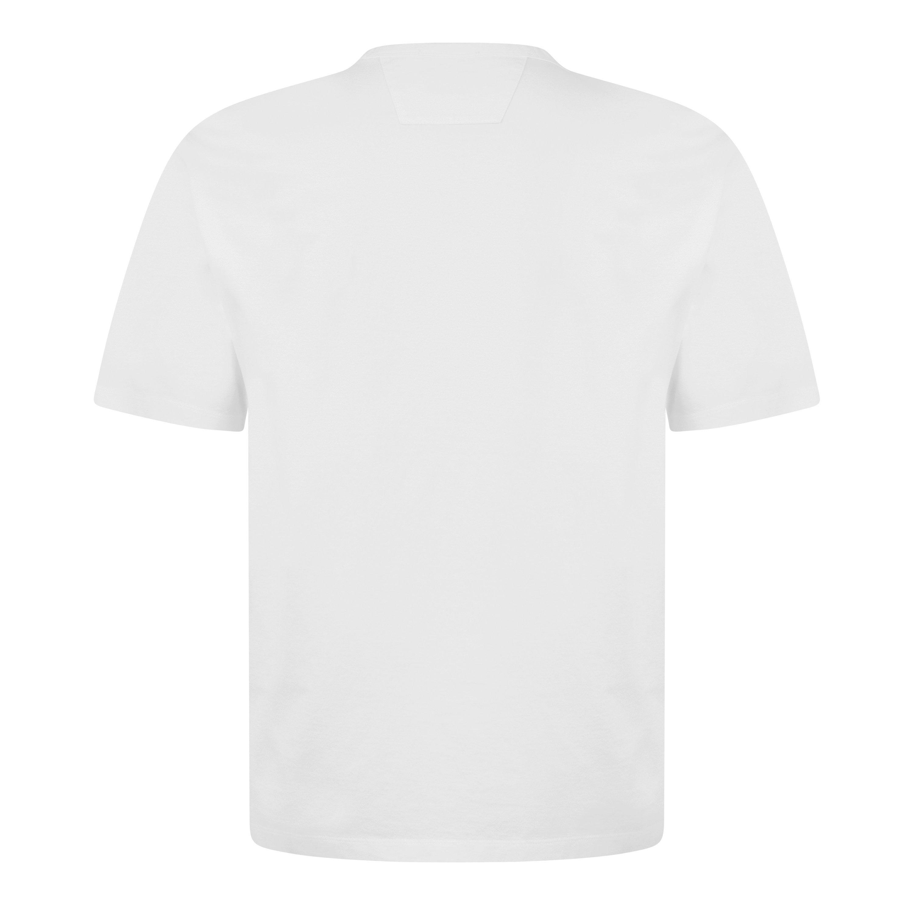 White 103 - CP Company Metropolis - Men's Regular Fit Basic T-Shirt - 8