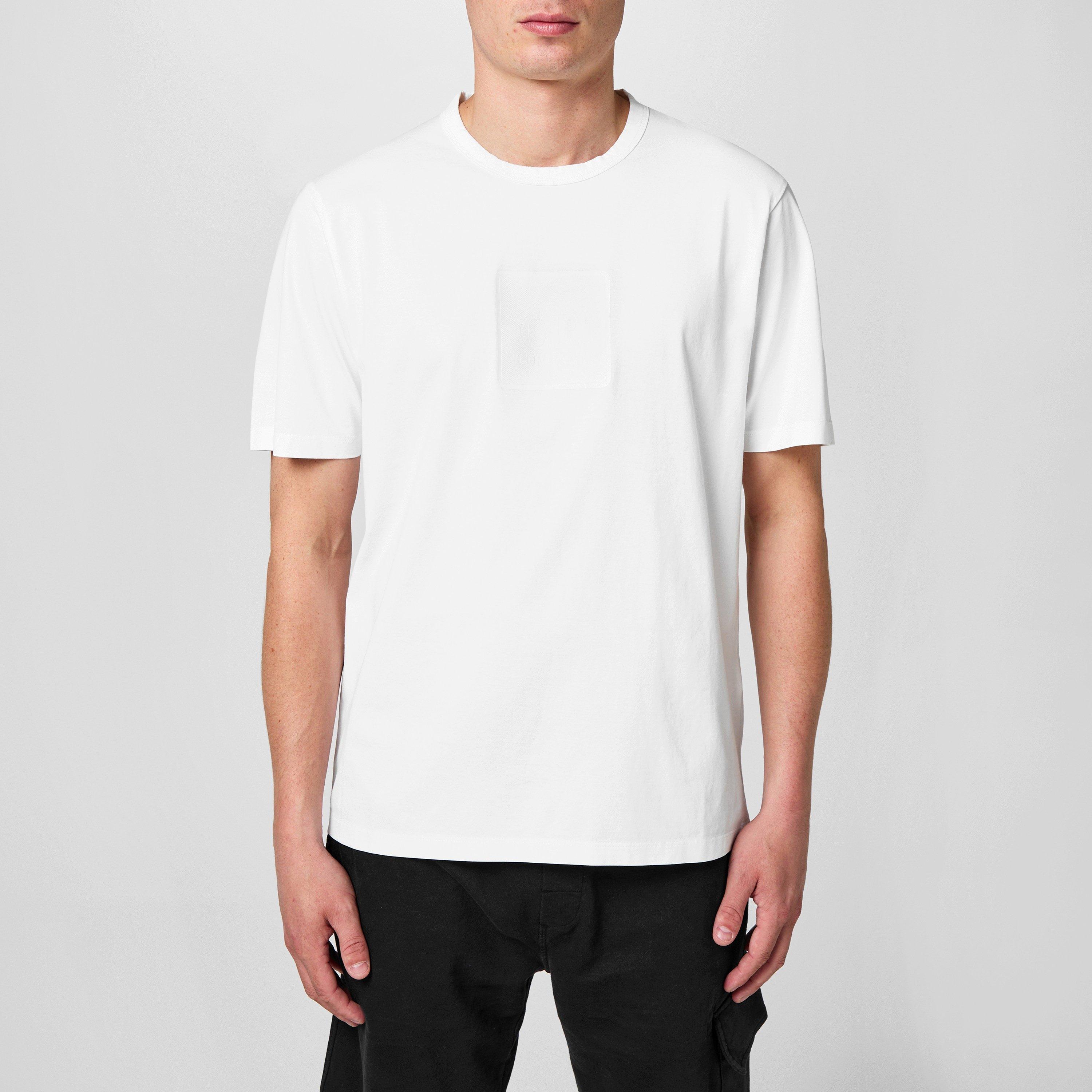 White 103 - CP Company Metropolis - Men's Regular Fit Basic T-Shirt - 3