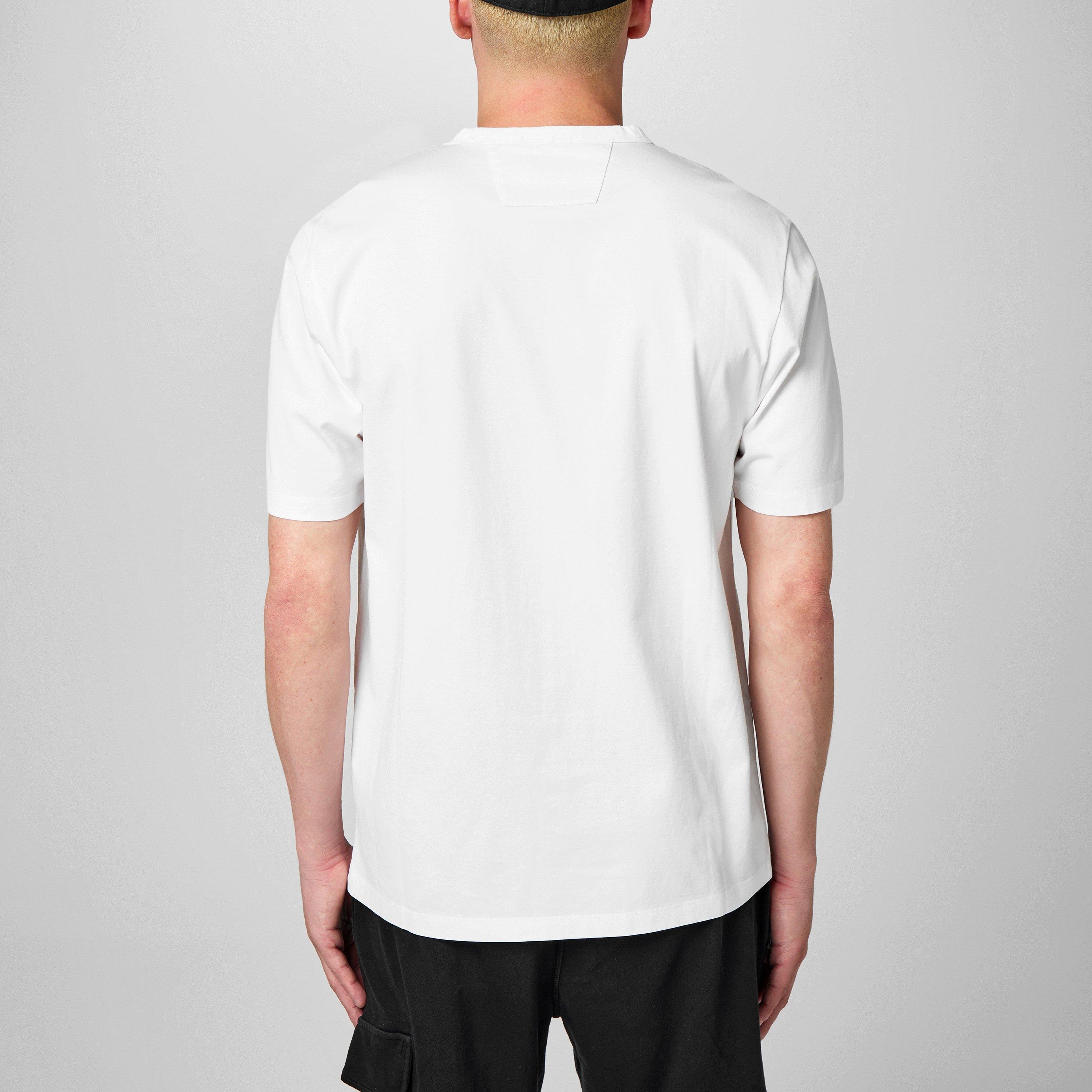 White 103 - CP Company Metropolis - Men's Regular Fit Basic T-Shirt - 4