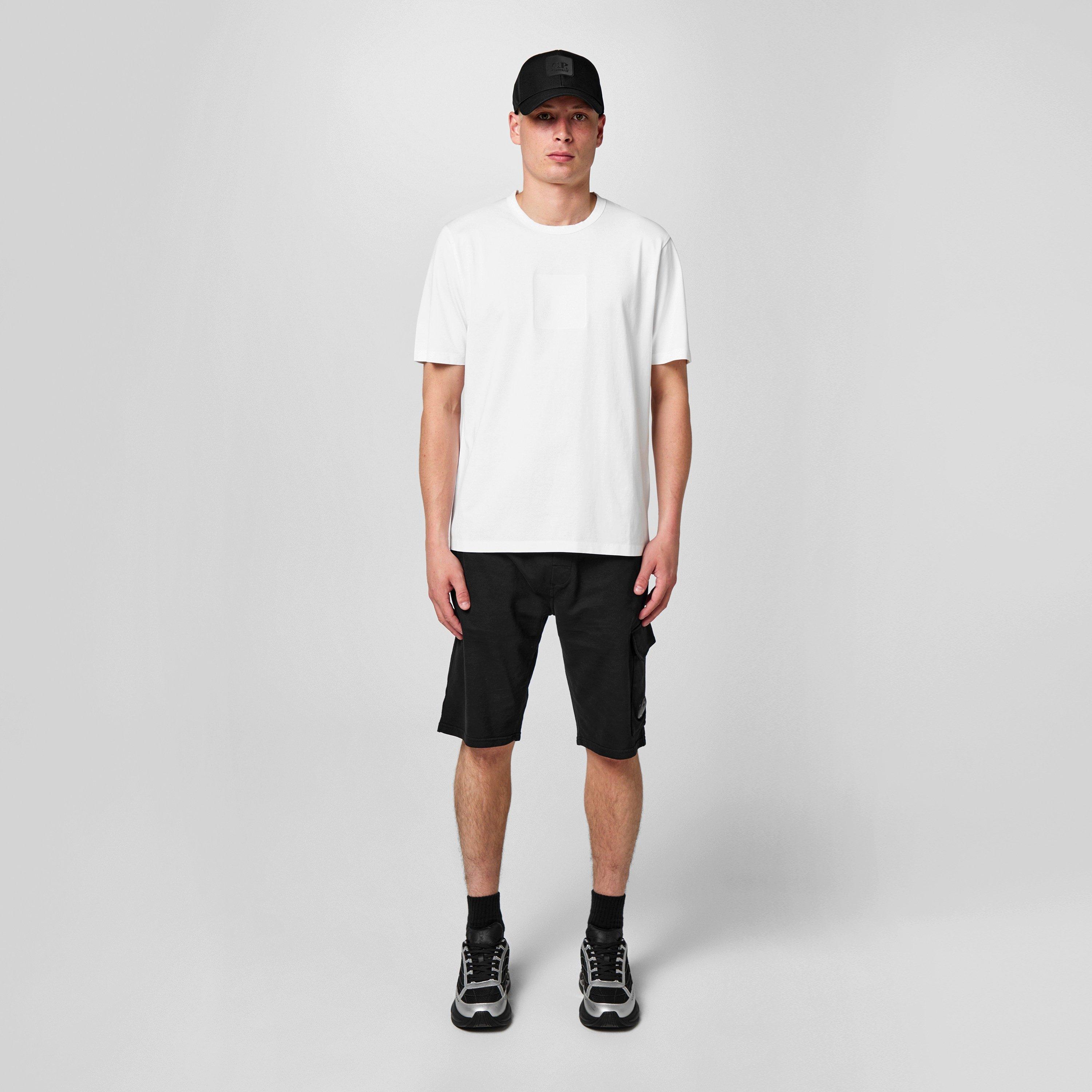 White 103 - CP Company Metropolis - Men's Regular Fit Basic T-Shirt - 5