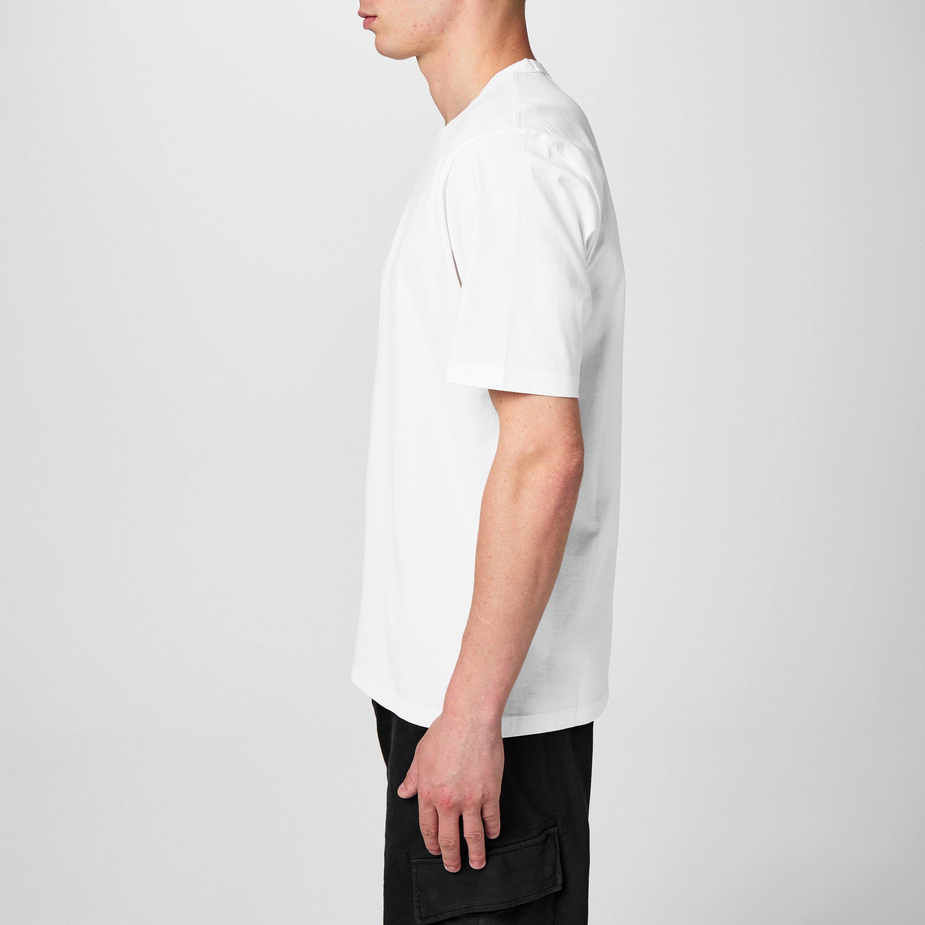 White 103 - CP Company Metropolis - Men's Regular Fit Basic T-Shirt - 6