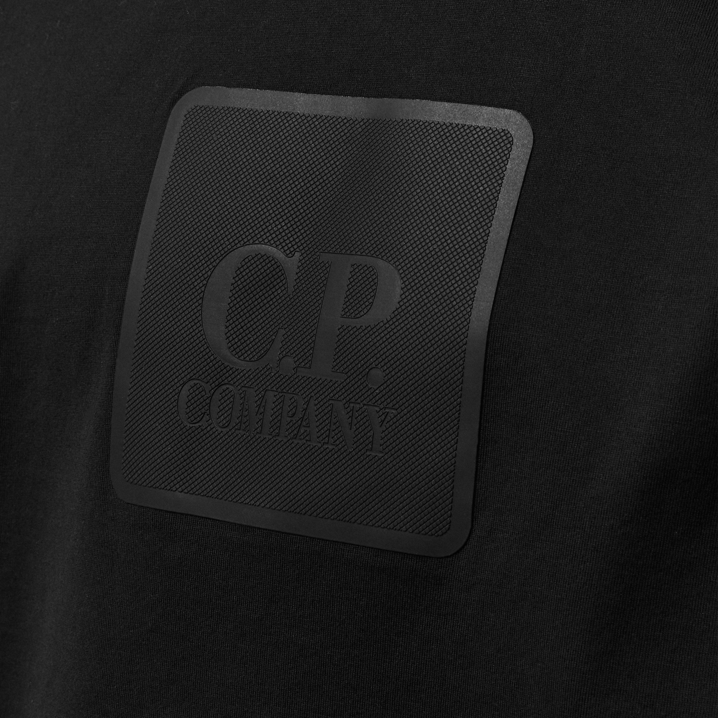 Black 999 - CP Company Metropolis - Men's Regular Fit Basic T-Shirt - 5