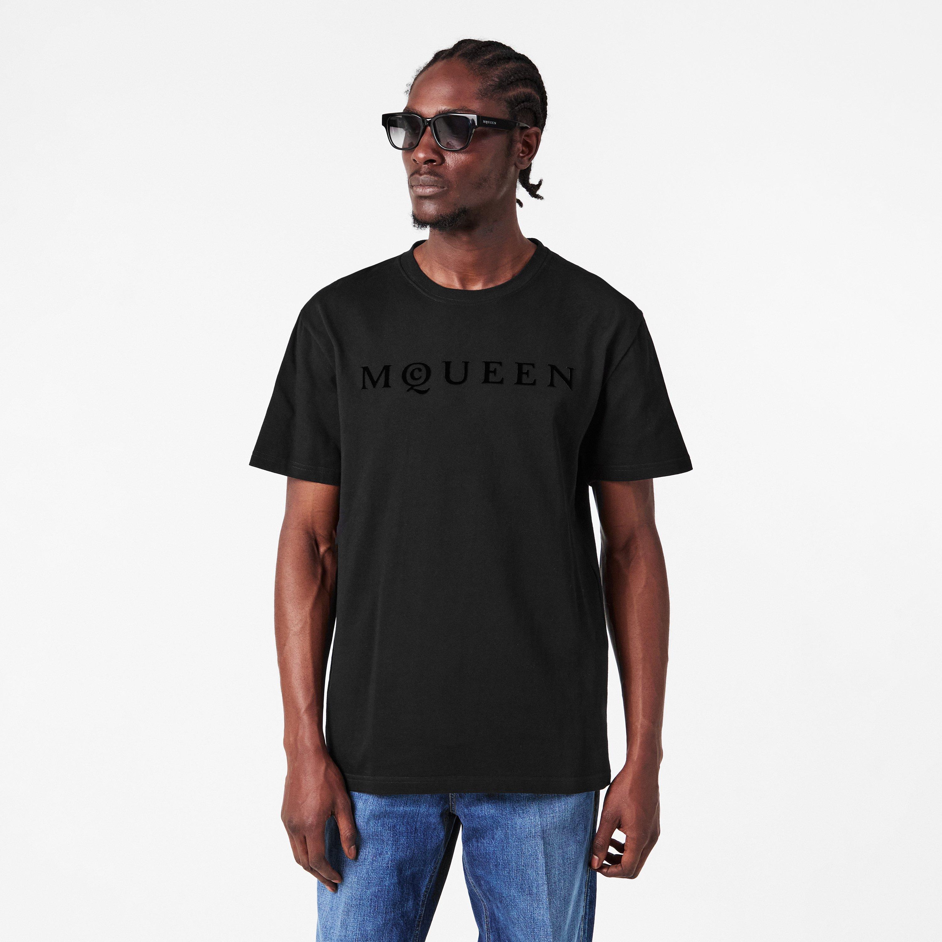 Black/Blue - Alexander McQueen - Men's Alex Flock T-Shirt - 3