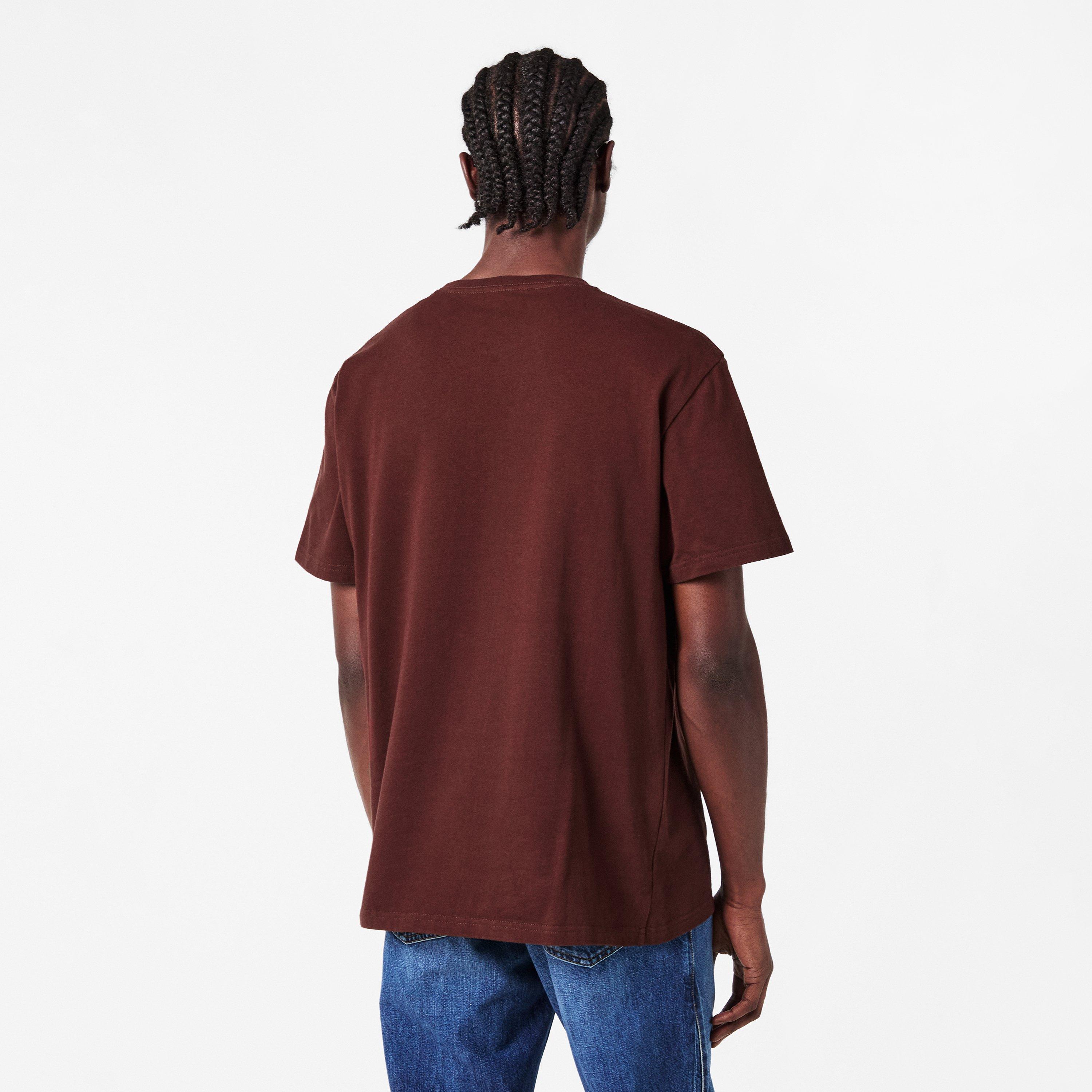 Madder/Black - Alexander McQueen - Men's Alex Flock Regular Fit T-Shirt - 4