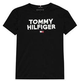 Tommy Hilfiger Junior Corp Graphic Print Crew Tee Juniors