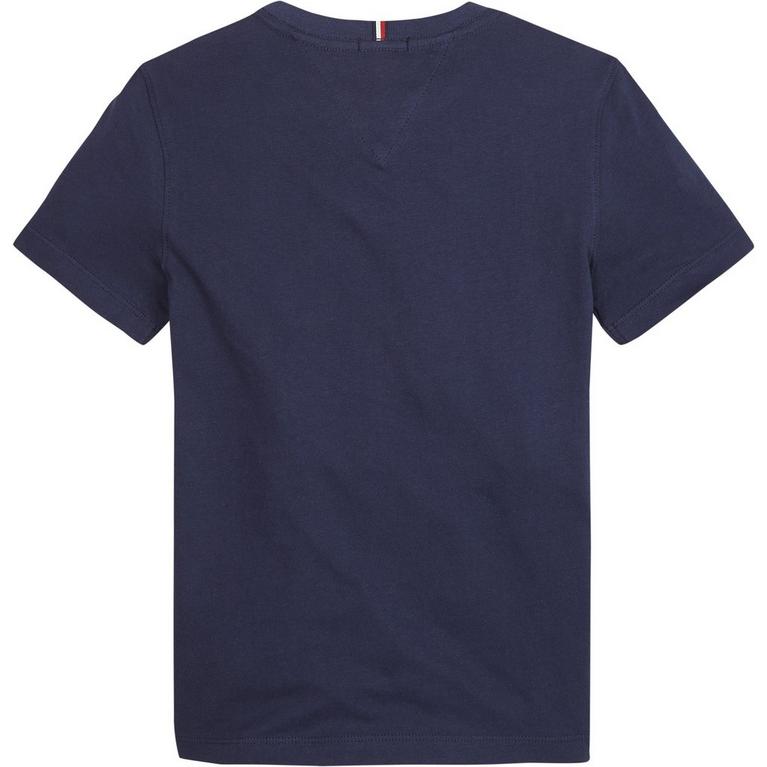 Marine - Tommy Hilfiger - Junior Corp Logo T Shirt - 2