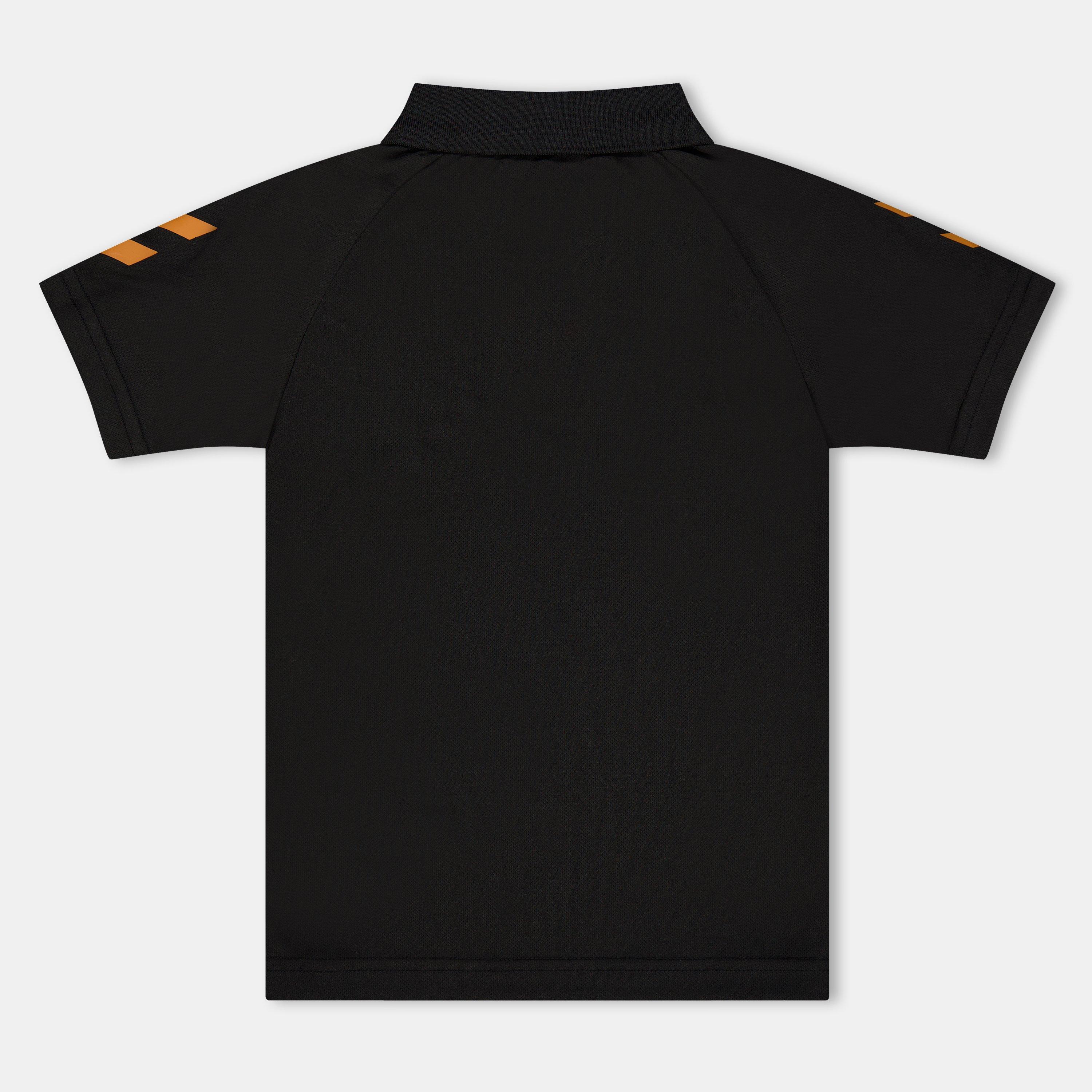Black/Orange - Hummel - Regular Fit T-Shirt - 2