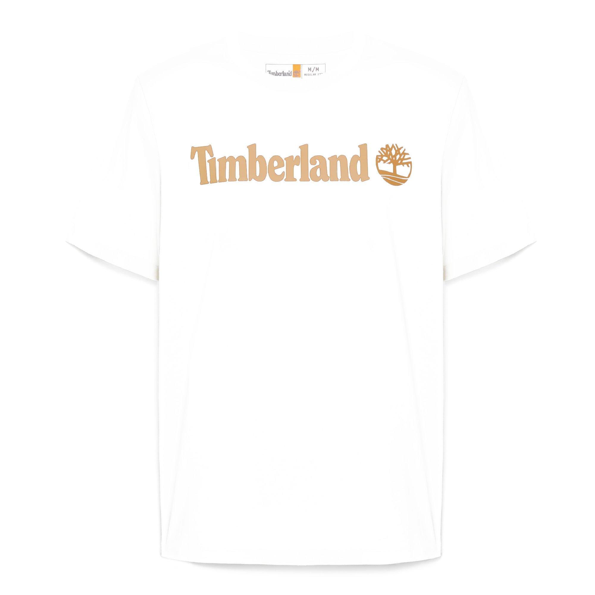 Vintage White - Timberland - Timberland Kennebec River Linear Logo Short Sl - 1