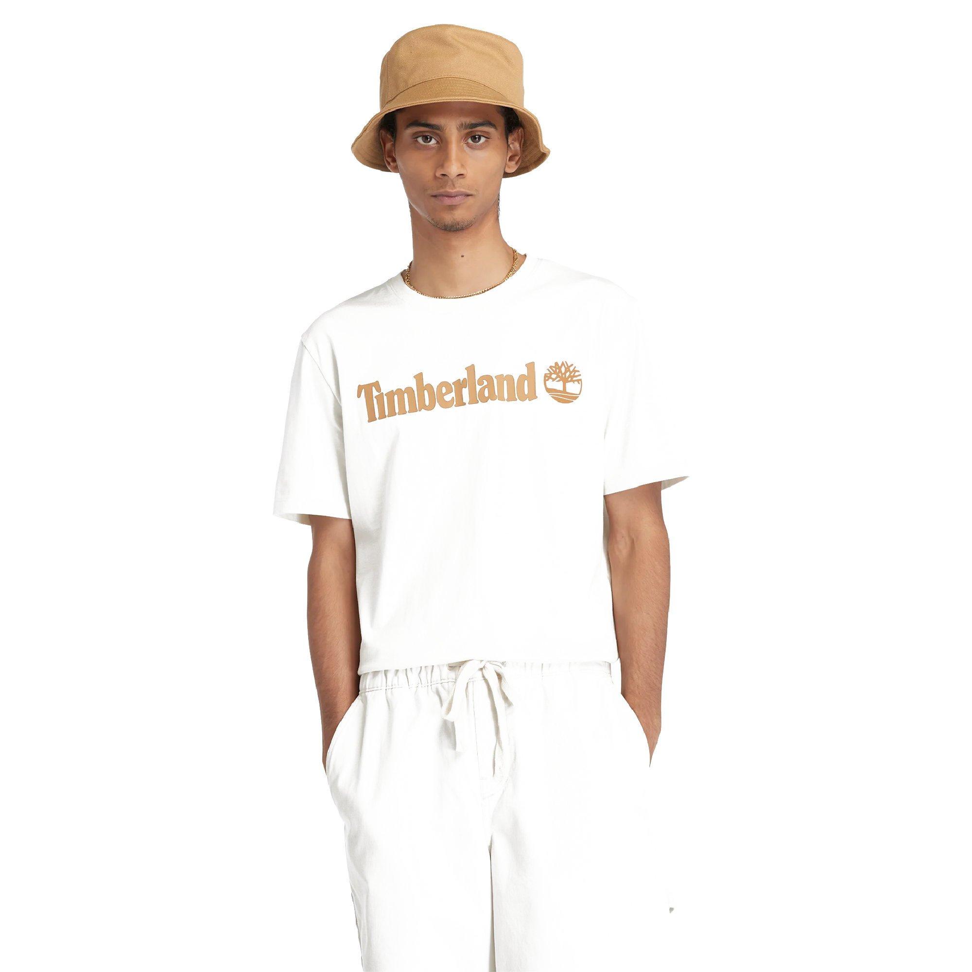 Vintage White - Timberland - Timberland Kennebec River Linear Logo Short Sl - 2