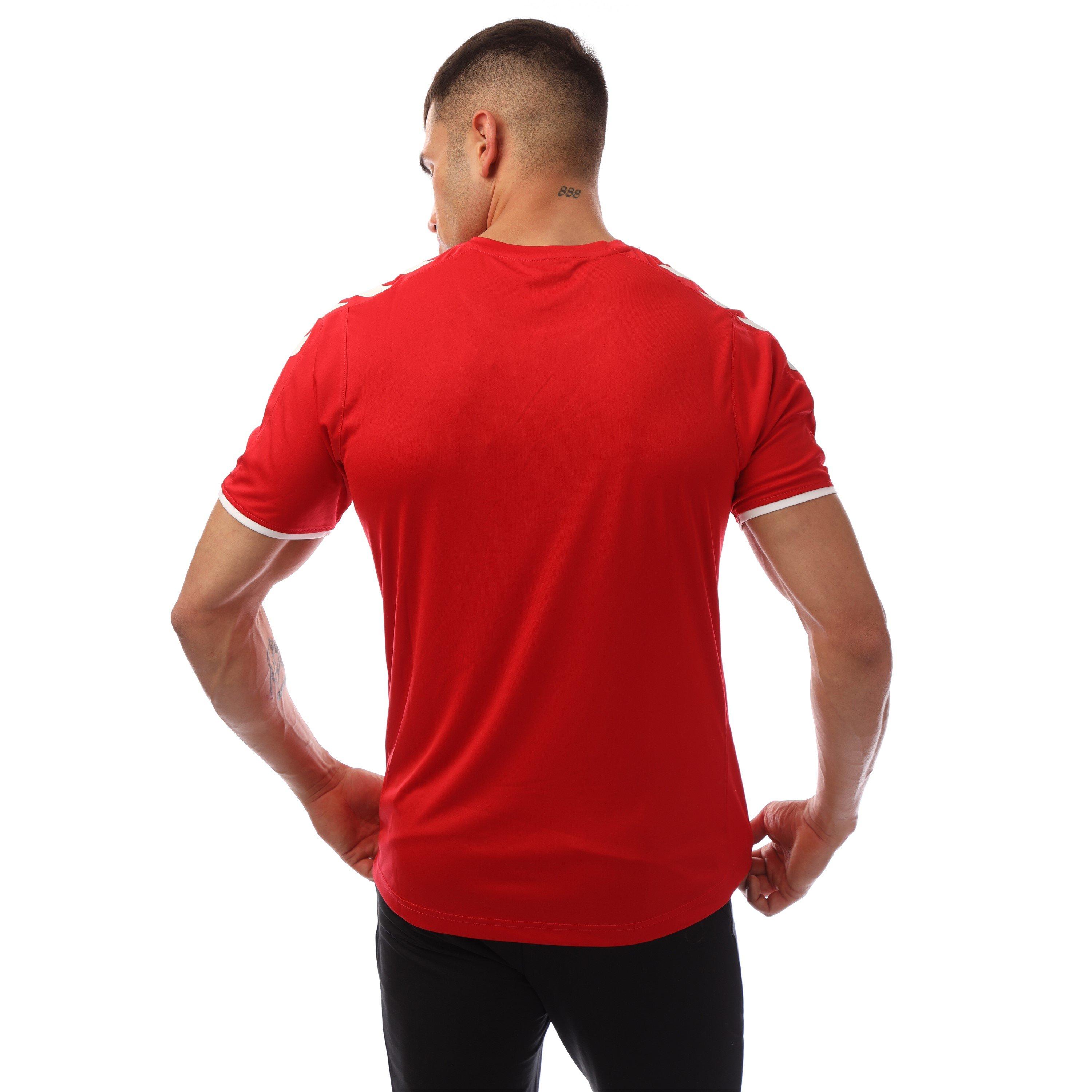 True Red - Hummel - Regular Fit Short-Sleeve T-Shirt - 3