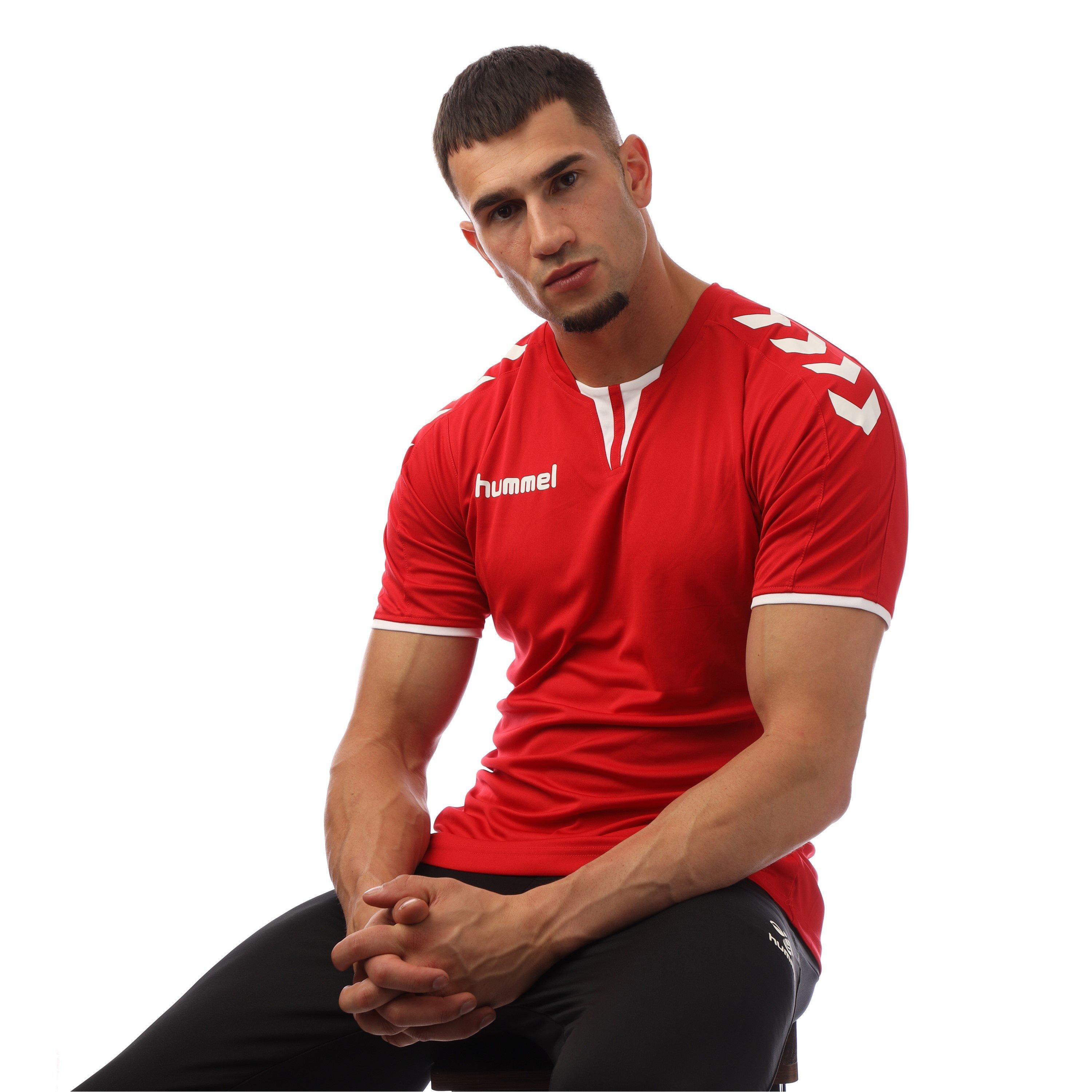 True Red - Hummel - Regular Fit Short-Sleeve T-Shirt - 4