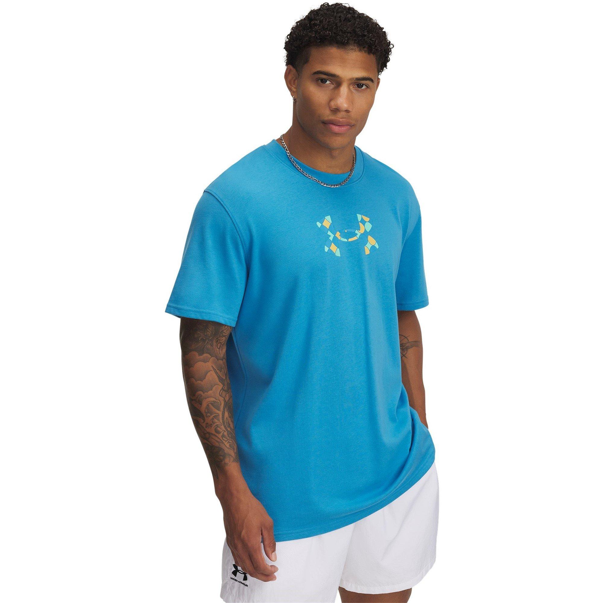 Blue - Under Armour - Men's Holiday Heavyweight Regular Fit T-Shirt - 1
