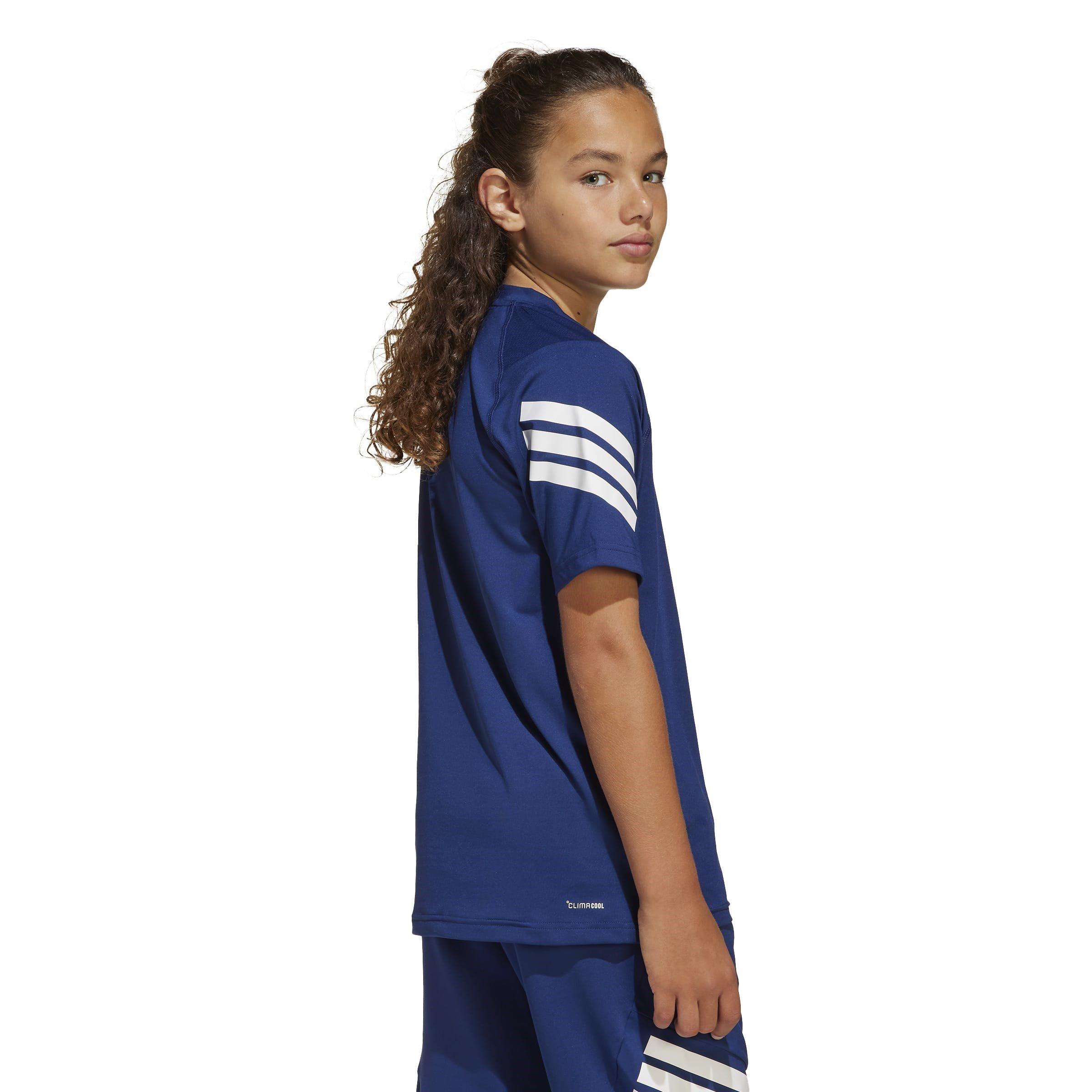 Dark Blue/White - adidas - All Sports Regular Fit T-Shirt - 3