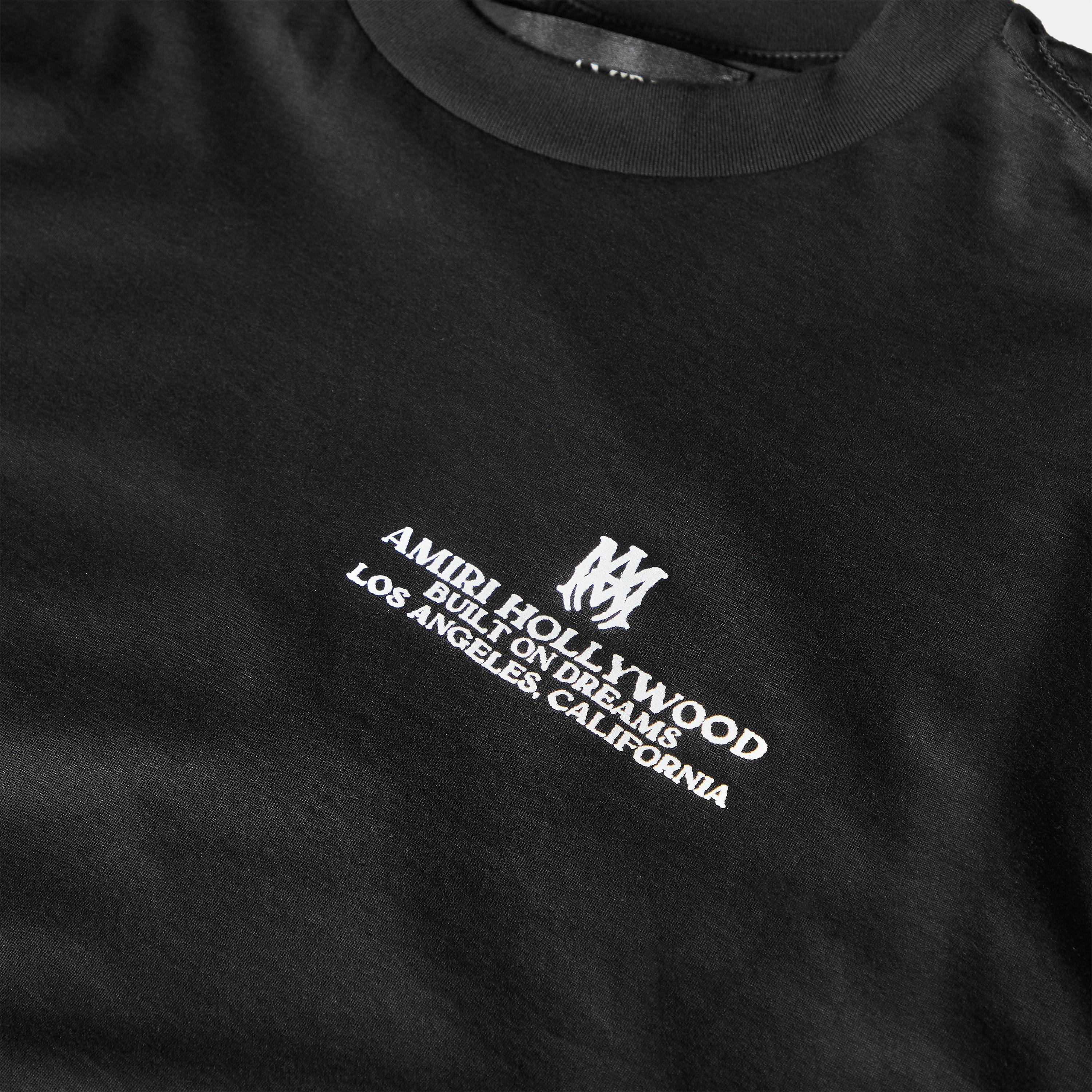 Black - Amiri - Amiri Hollywood Tee Sn64 - 5